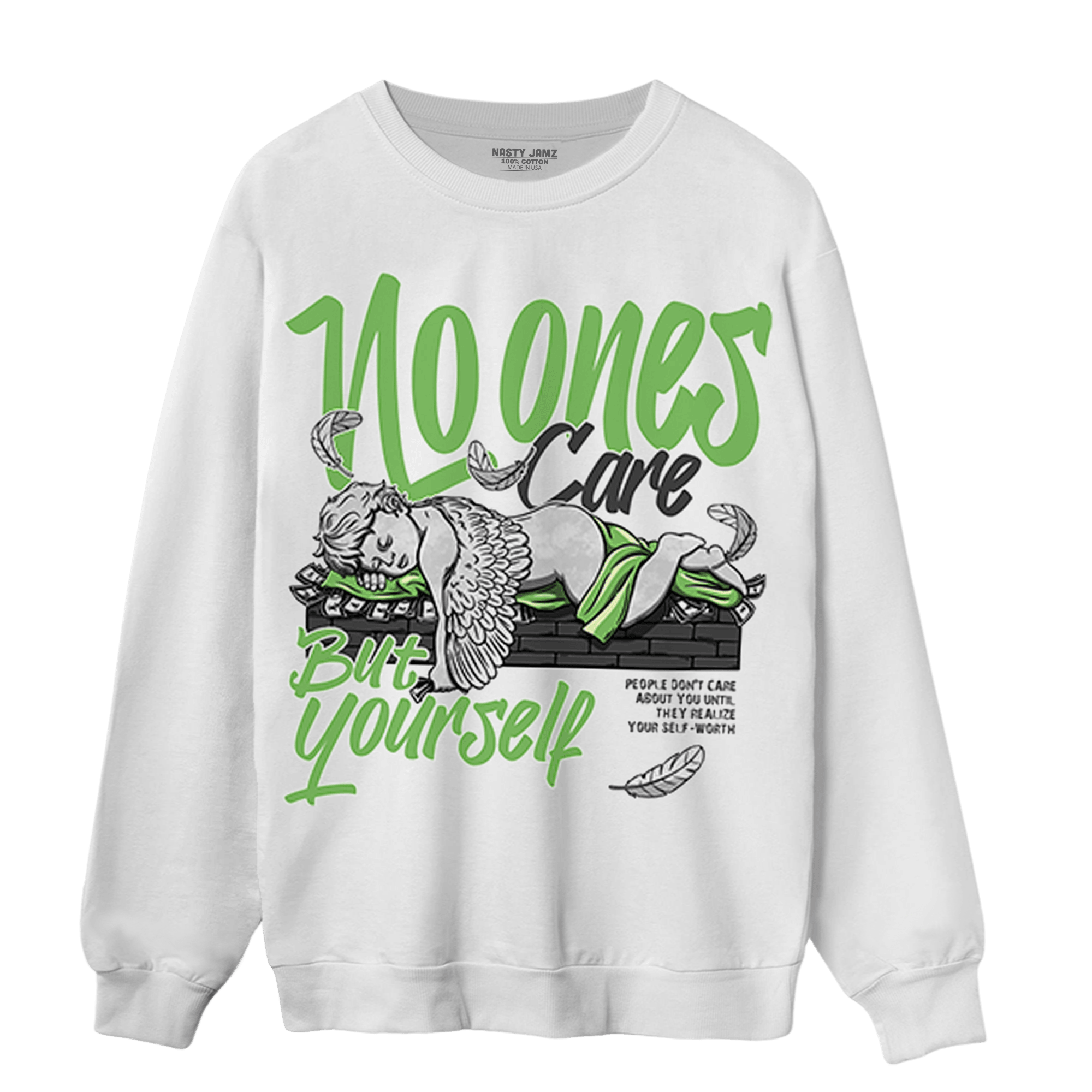 SB Dunk Buttercup Sweatshirt Match No Ones Care - NastyJamz