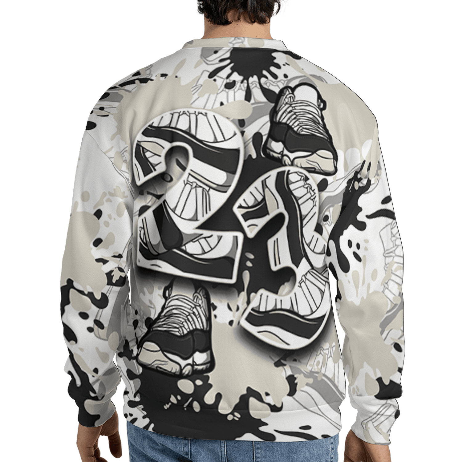 Gratitude 11s Sweatshirt Match Number 23 Paint Too Many Sneakers - NastyJamz