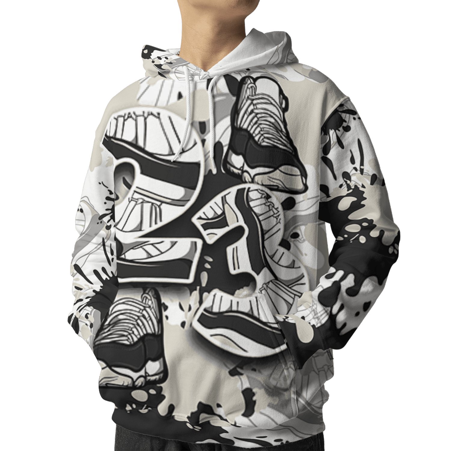 Gratitude 11s Hoodie Match Number 23 Paint Too Many Sneakers - NastyJamz