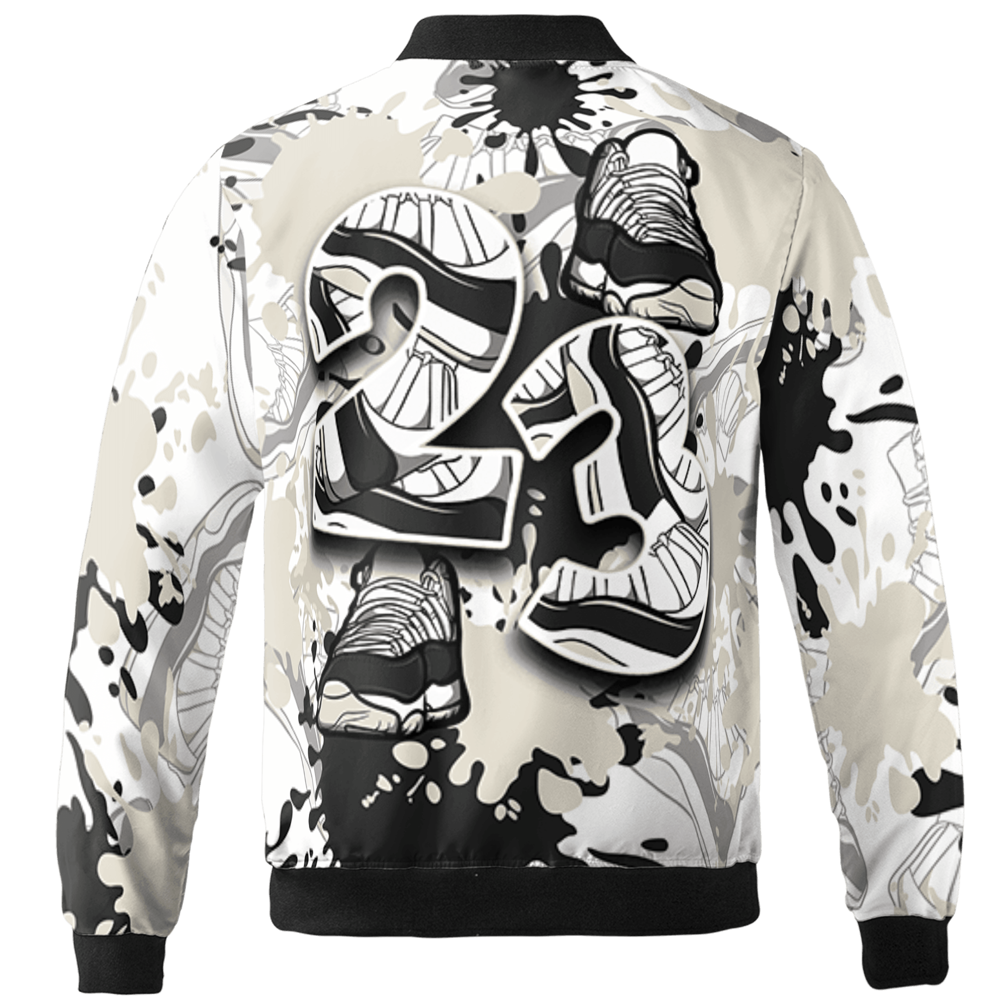Gratitude 11s Jacket Match Number 23 Paint Too Many Sneakers - NastyJamz