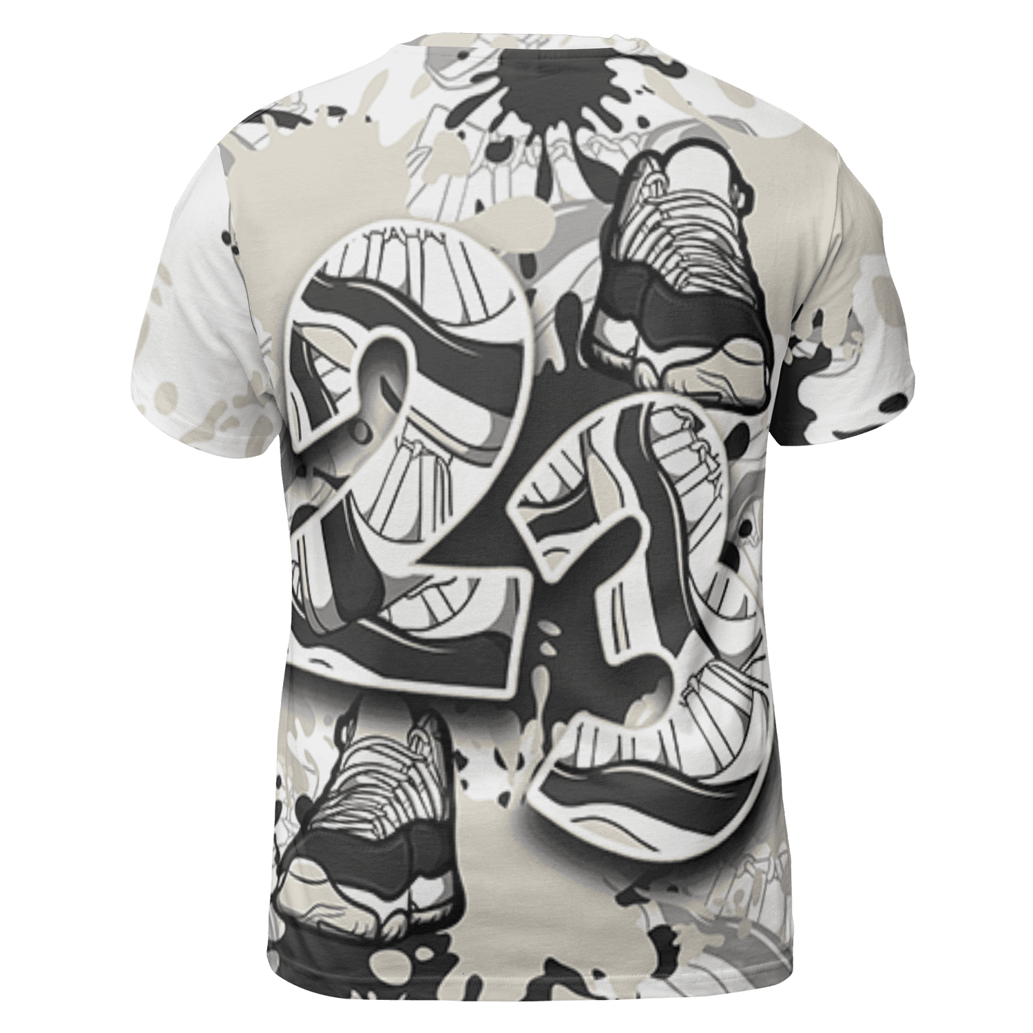 Gratitude 11s T Shirt Match Number 23 Paint Too Many Sneakers - NastyJamz