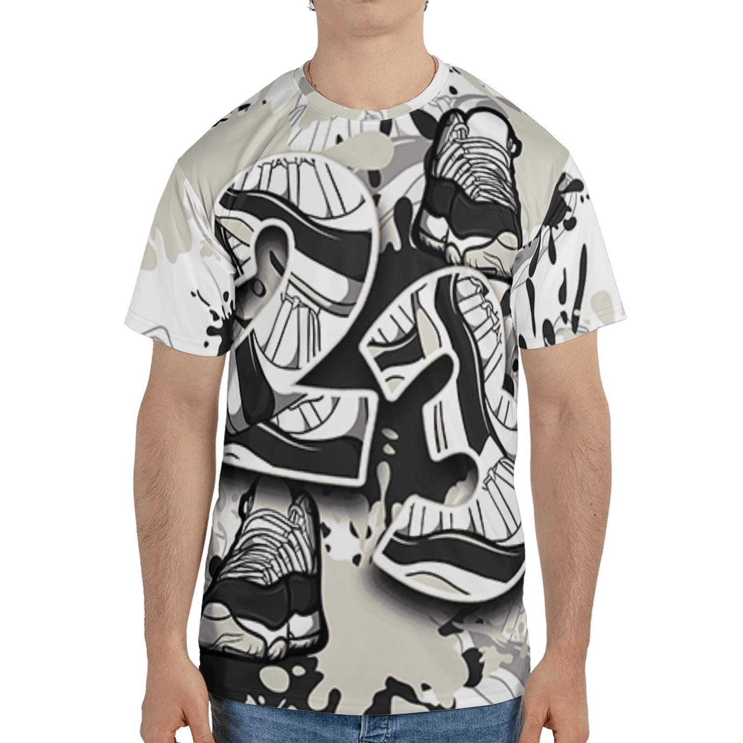 Gratitude 11s T Shirt Match Number 23 Paint Too Many Sneakers - NastyJamz