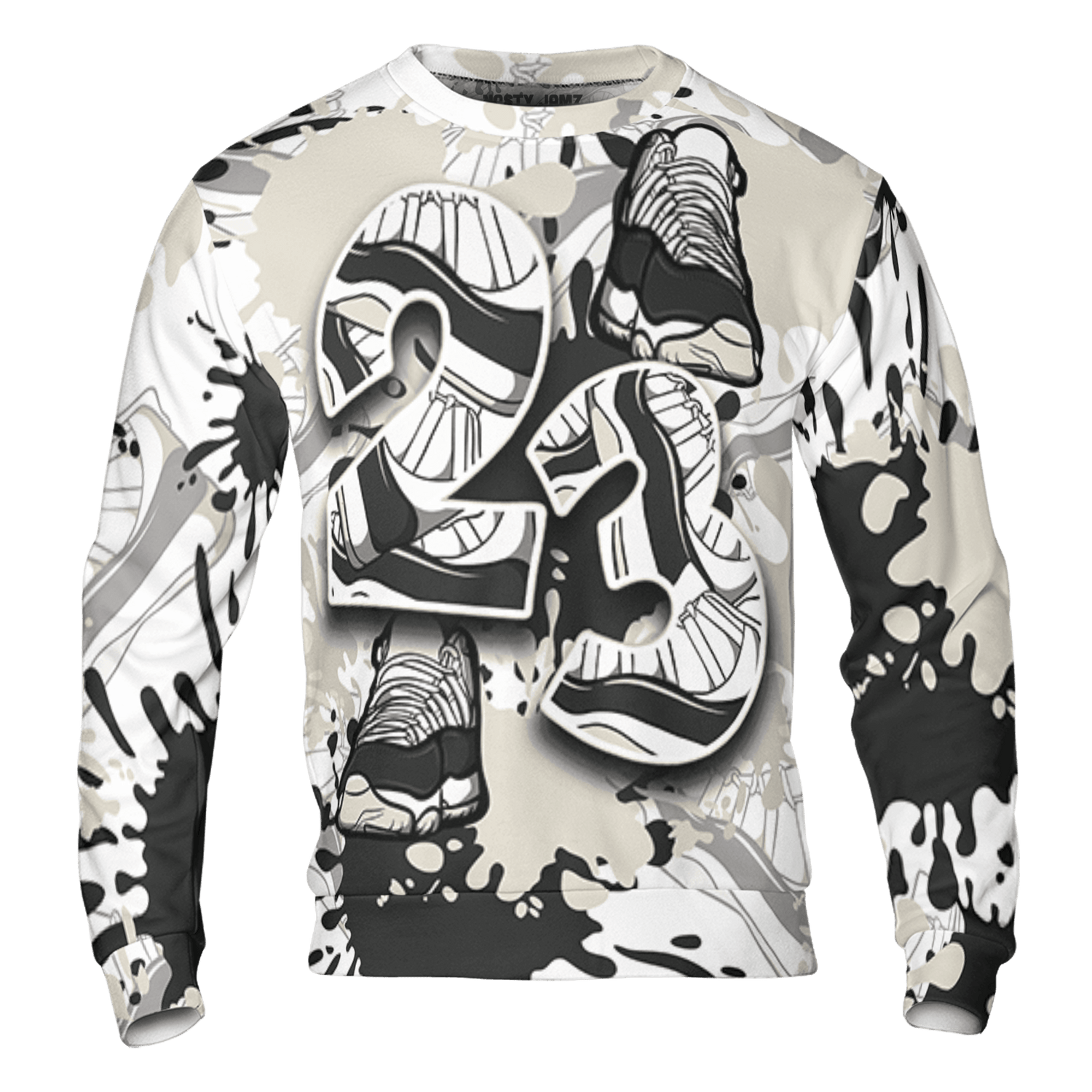 Gratitude 11s Sweatshirt Match Number 23 Paint Too Many Sneakers - NastyJamz