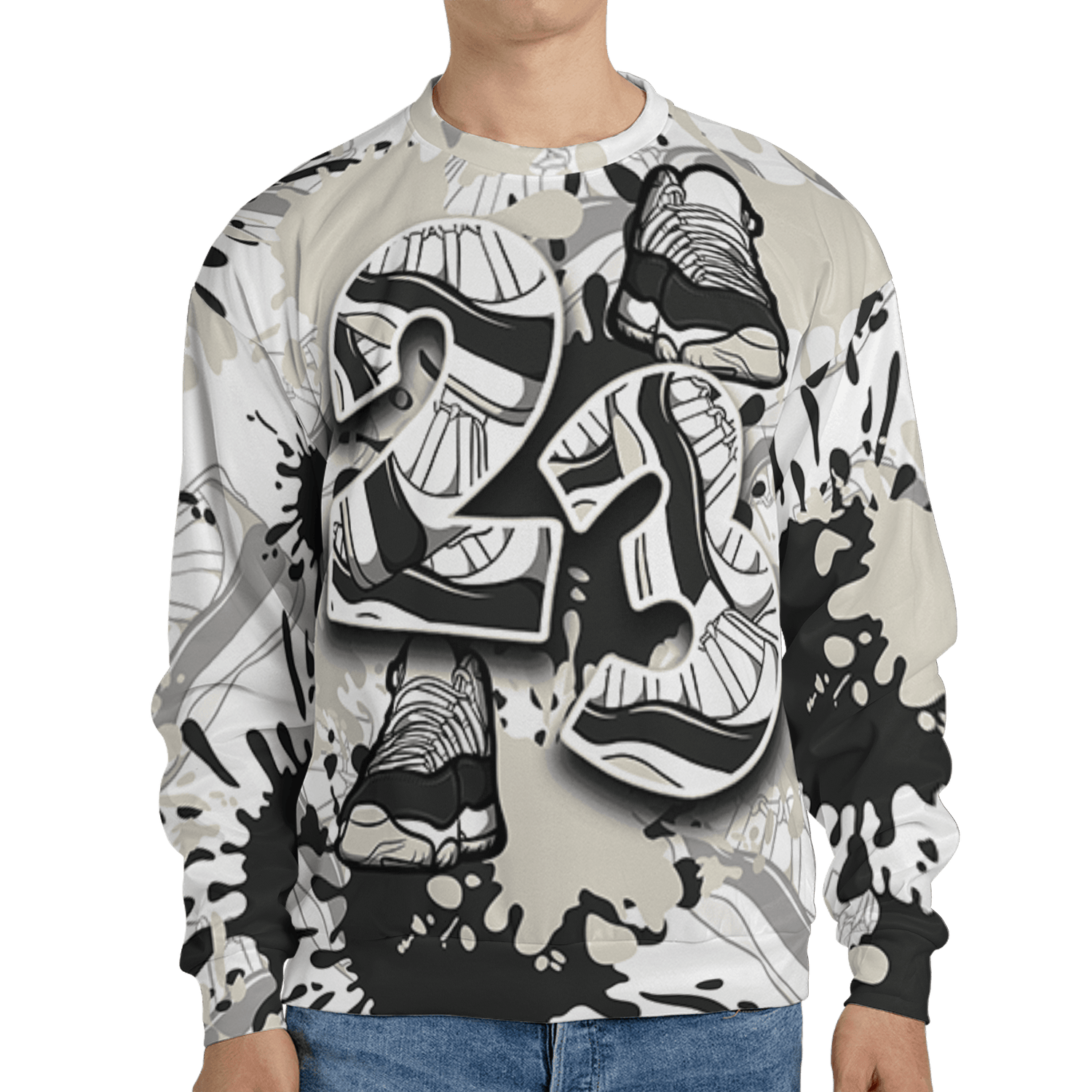 Gratitude 11s Sweatshirt Match Number 23 Paint Too Many Sneakers - NastyJamz