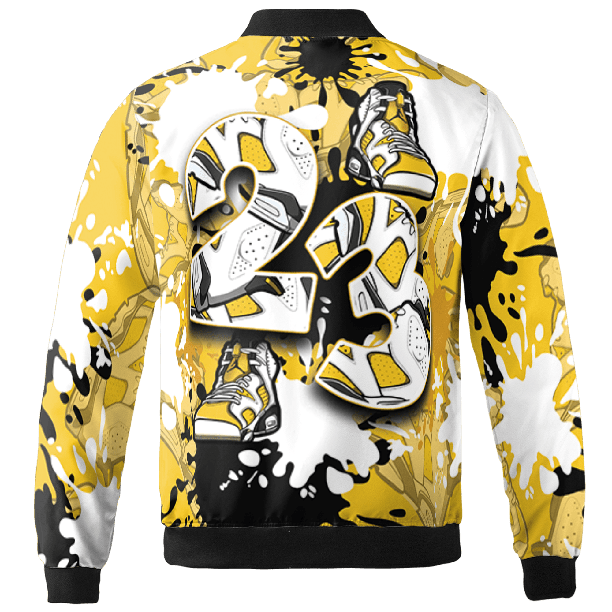 Yellow Ochre 6s Jacket Match Number 23 Paint Too Many Sneakers - NastyJamz