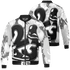 Retro High OG Black White 1s Jacket Match Number 23 Paint White Monochrome Ball 3D All-Over Print - NastyJamz