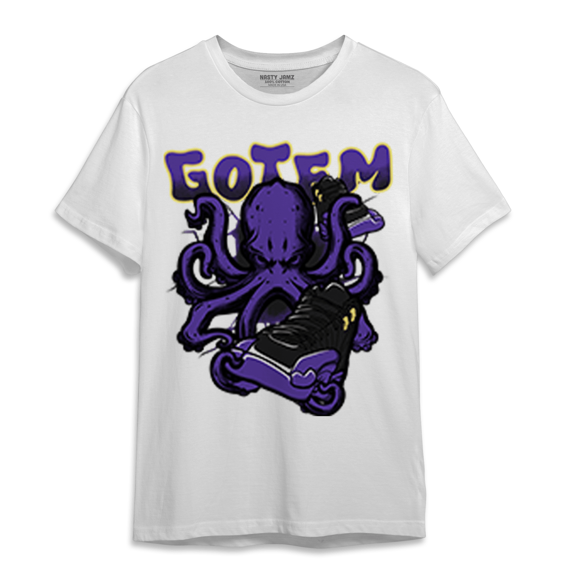 Field Purple 12s T Shirt Match Octopus Got Em - NastyJamz