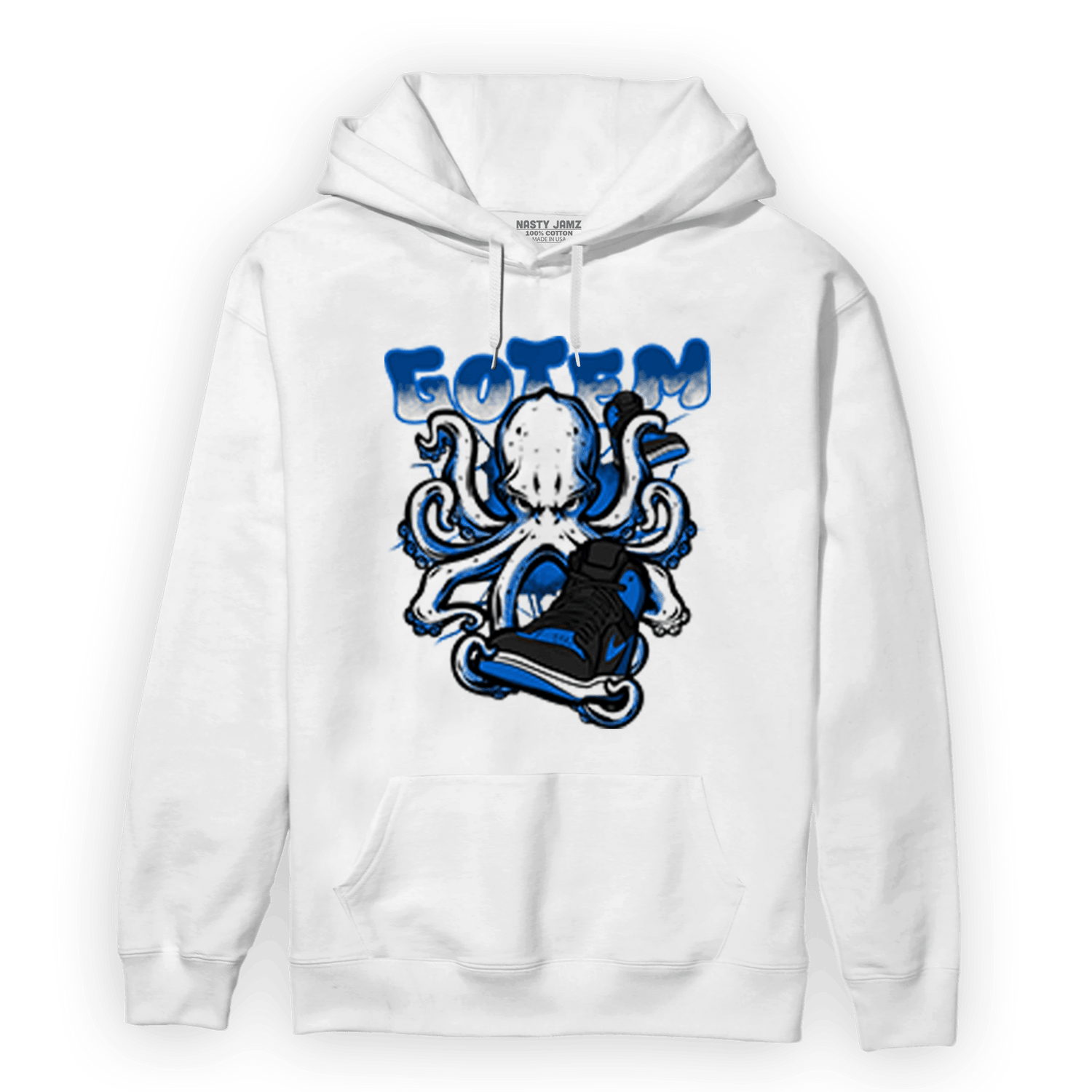 Royal Reimagined 1s Hoodie Match Octopus Got Em - NastyJamz