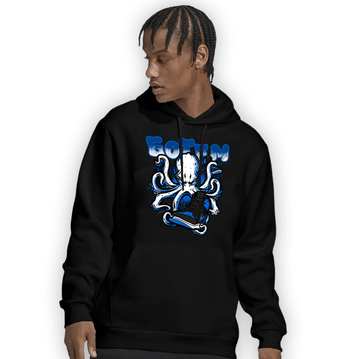 Royal Reimagined 1s Hoodie Match Octopus Got Em - NastyJamz