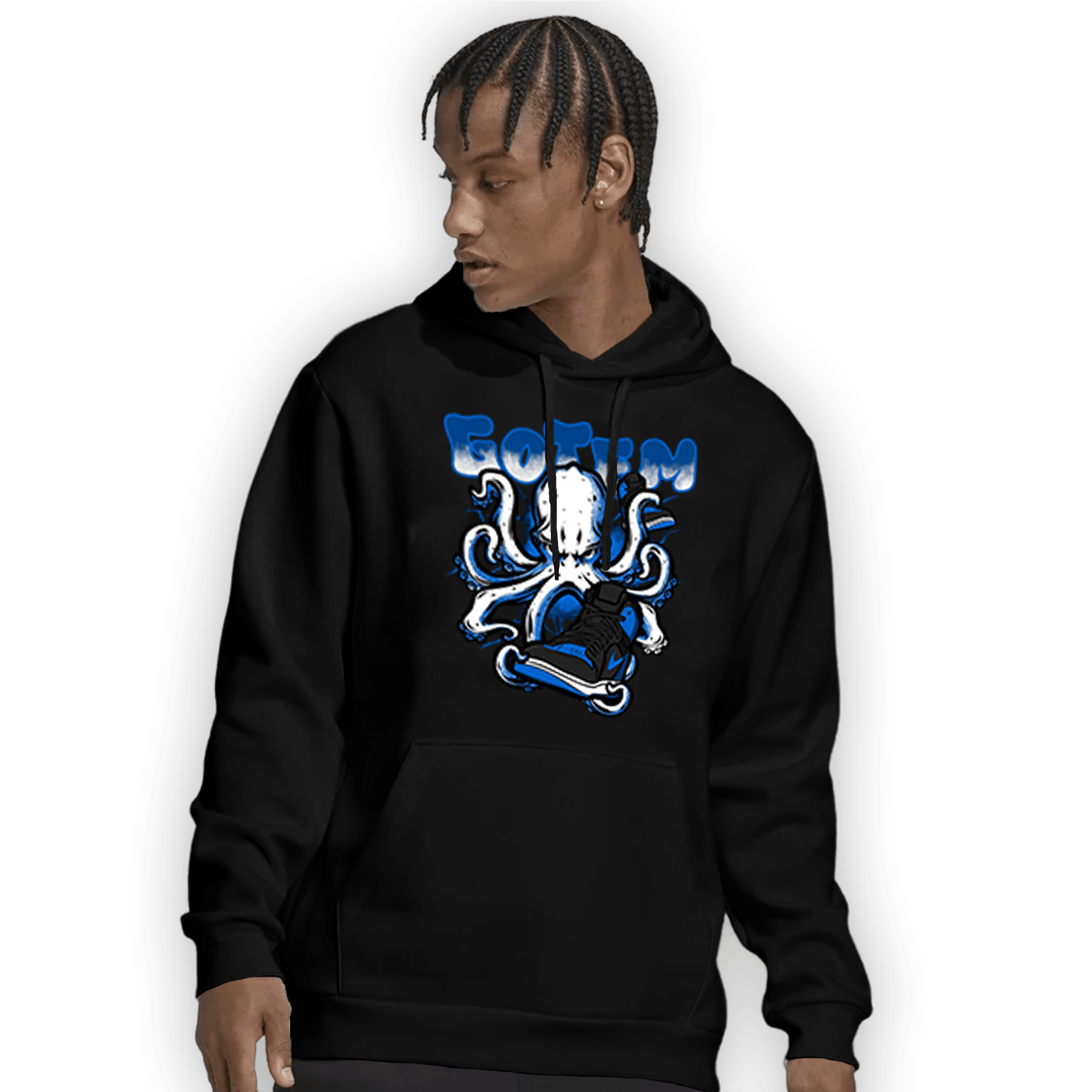 Royal Reimagined 1s Hoodie Match Octopus Got Em - NastyJamz