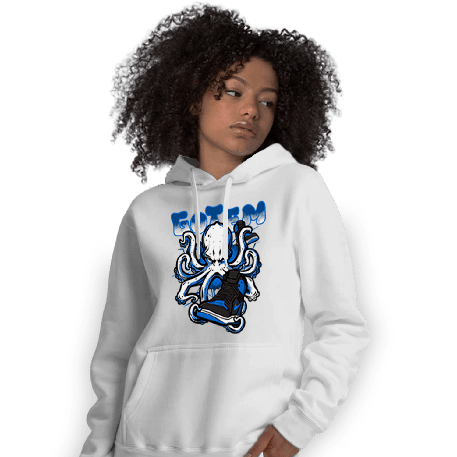 Royal Reimagined 1s Hoodie Match Octopus Got Em - NastyJamz