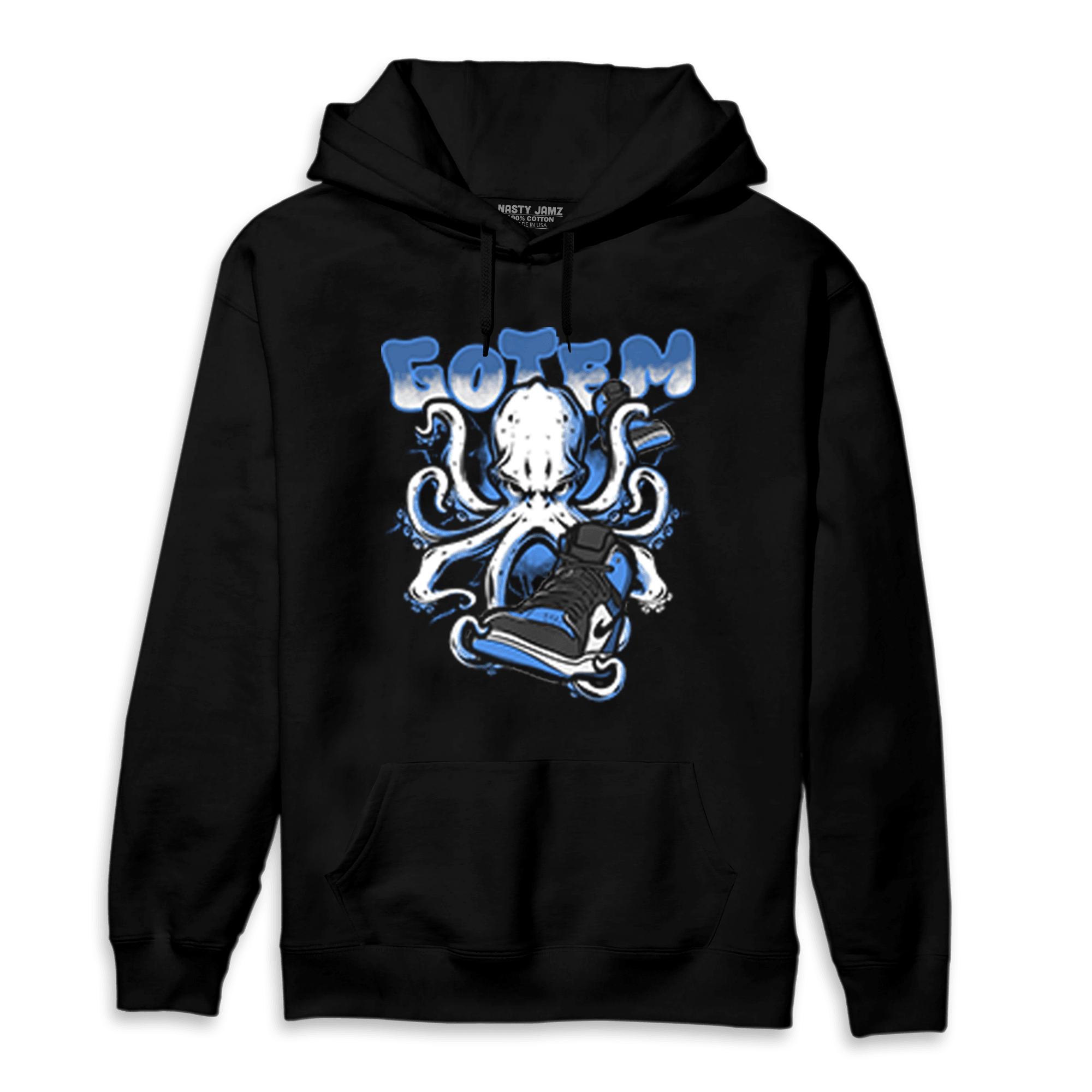 University Blue Toe 1s Hoodie Match Octopus Got Em - NastyJamz