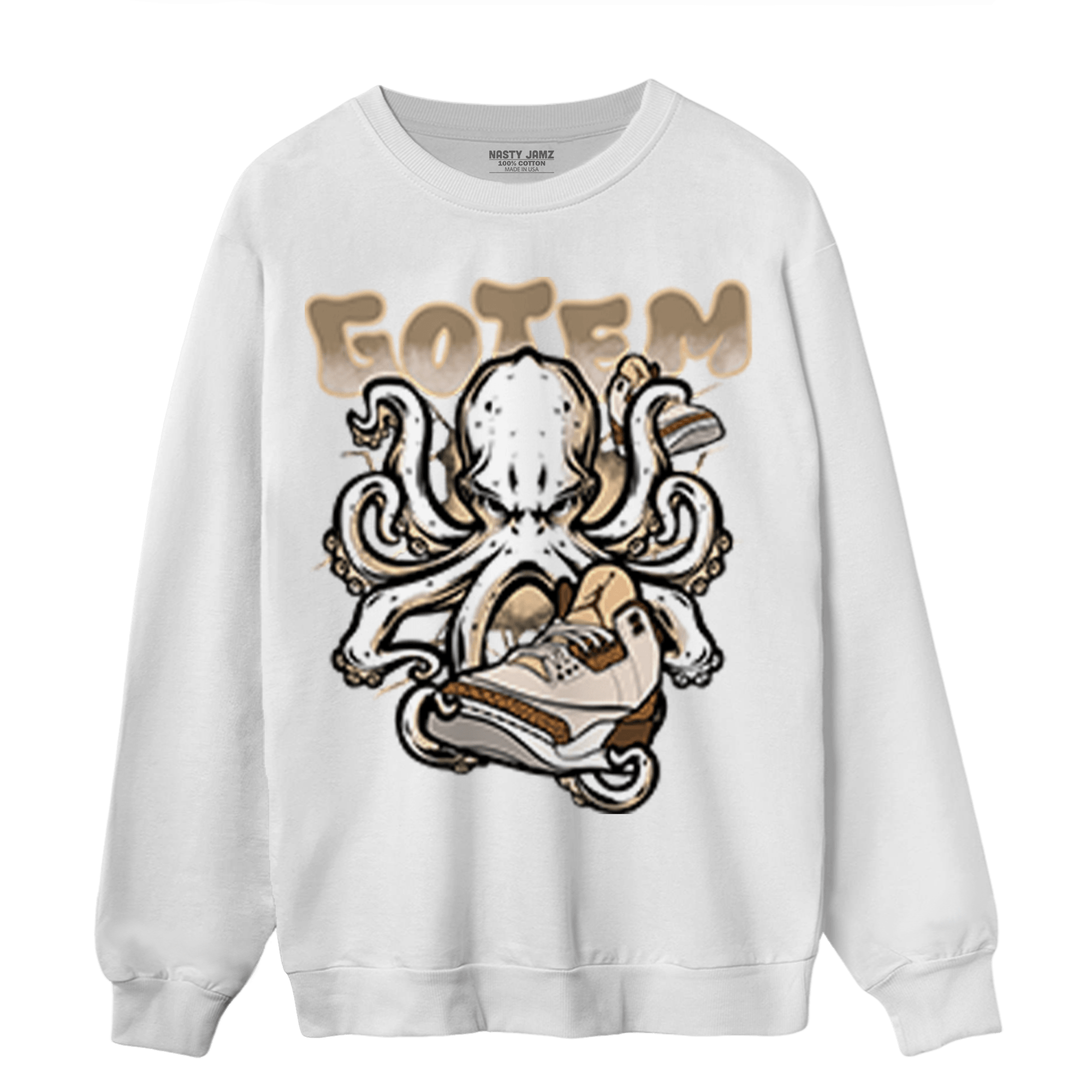 Palomino 3s Sweatshirt Match Octopus Got Em - NastyJamz