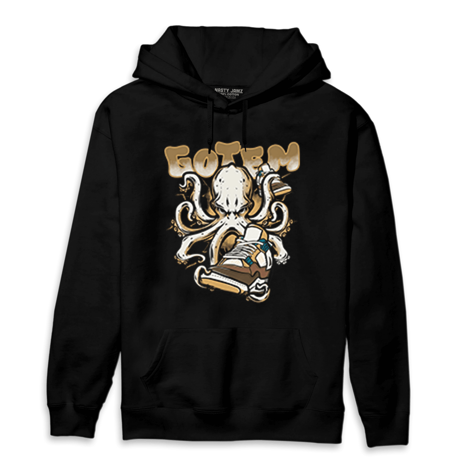 Cacao Wow 4s Hoodie Match Octopus Got Em - NastyJamz