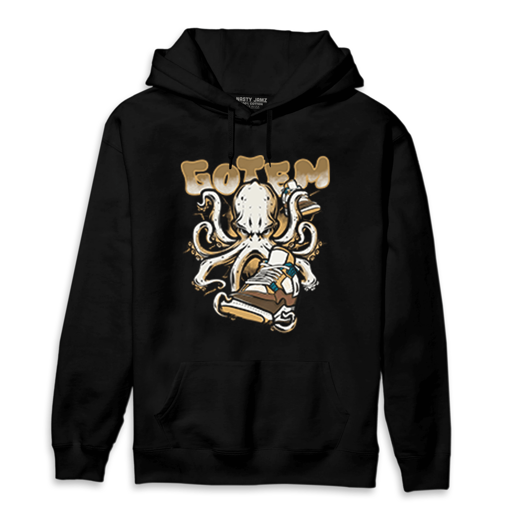 Cacao Wow 4s Hoodie Match Octopus Got Em - NastyJamz