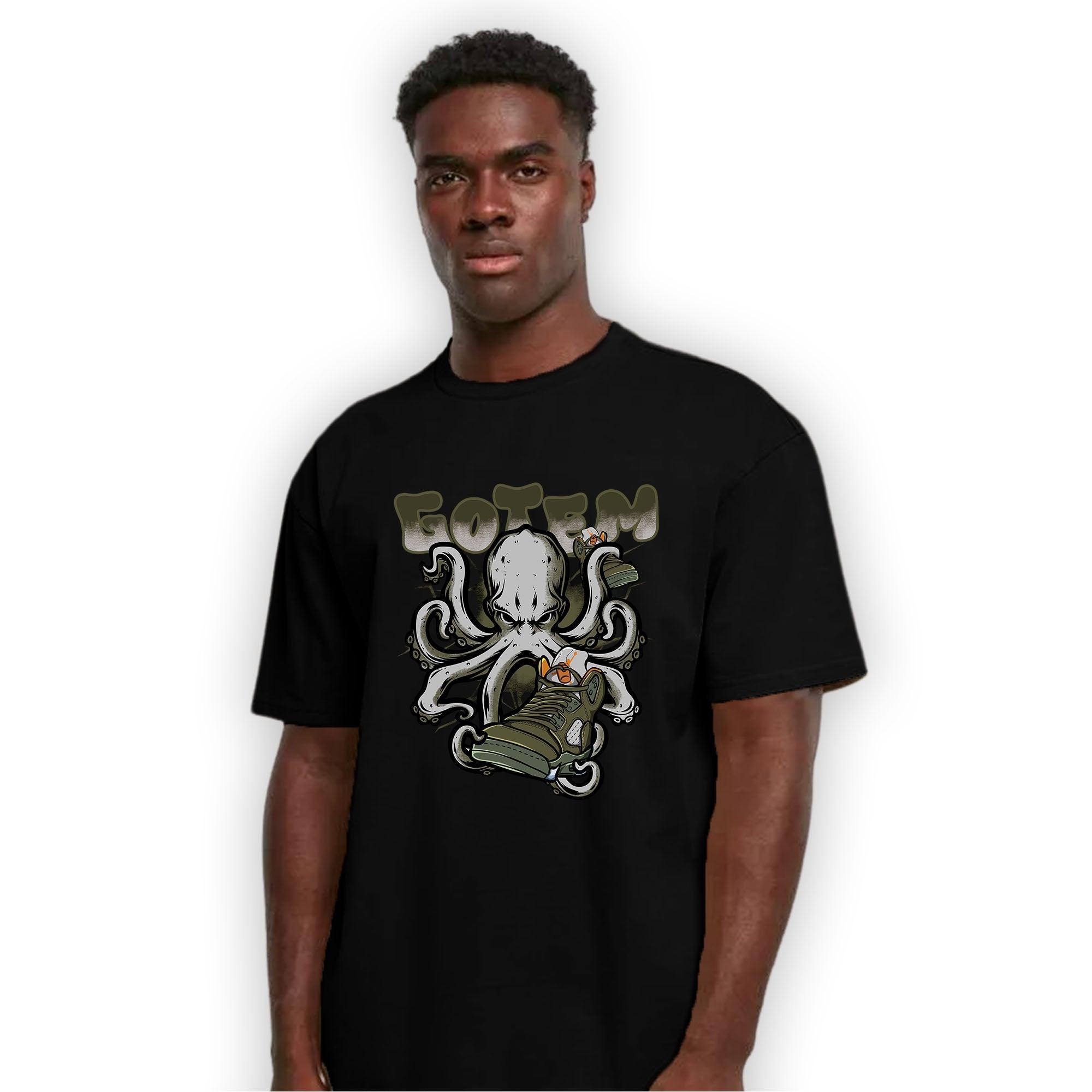 Olive 5s T Shirt Match Octopus Got Em - NastyJamz