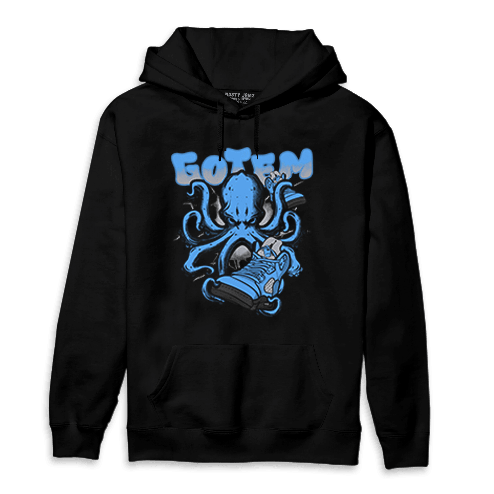 University Blue 5s Hoodie Match Octopus Got Em - NastyJamz