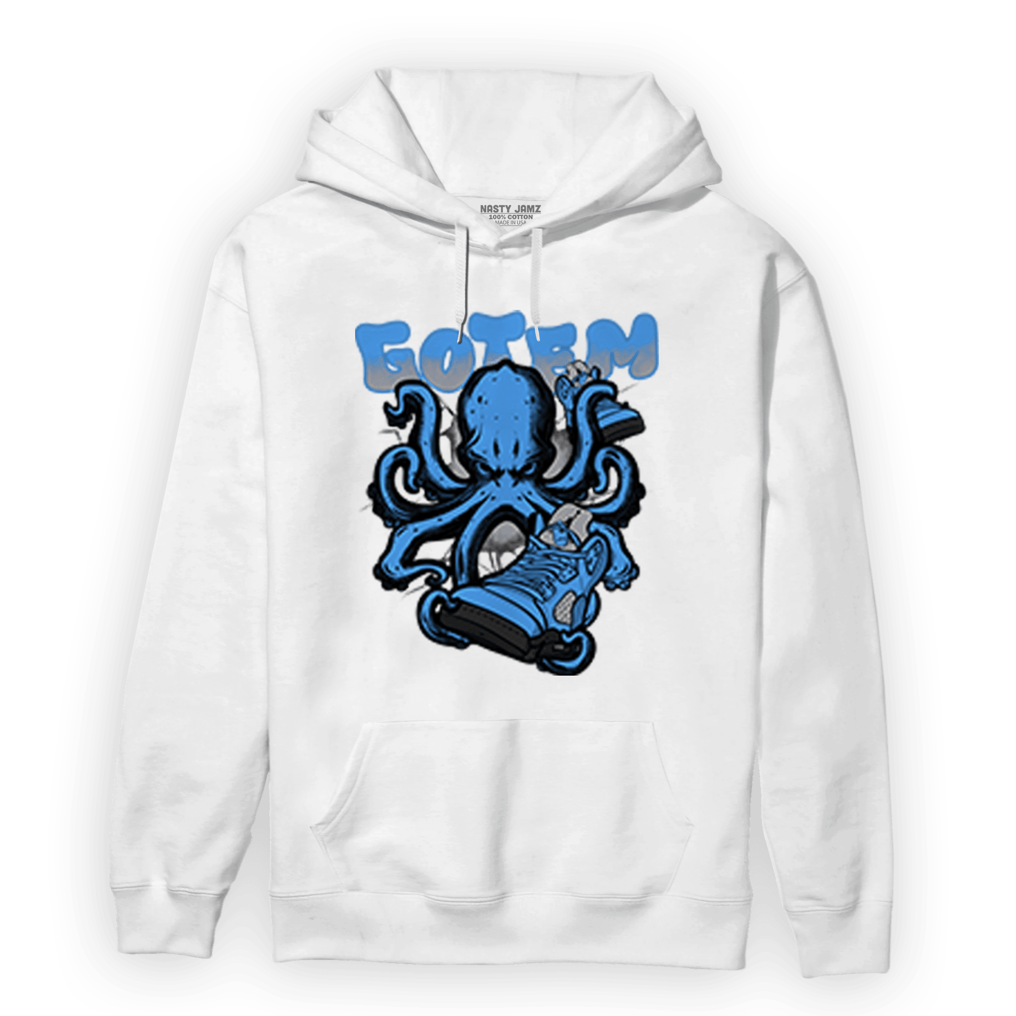 University Blue 5s Hoodie Match Octopus Got Em - NastyJamz