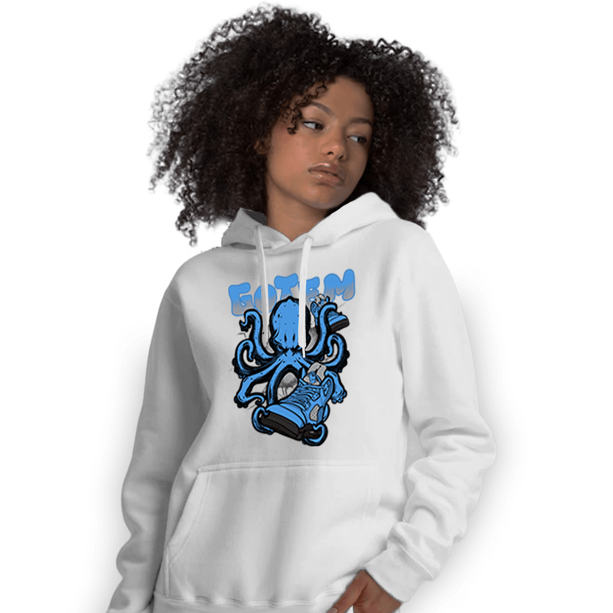 University Blue 5s Hoodie Match Octopus Got Em - NastyJamz