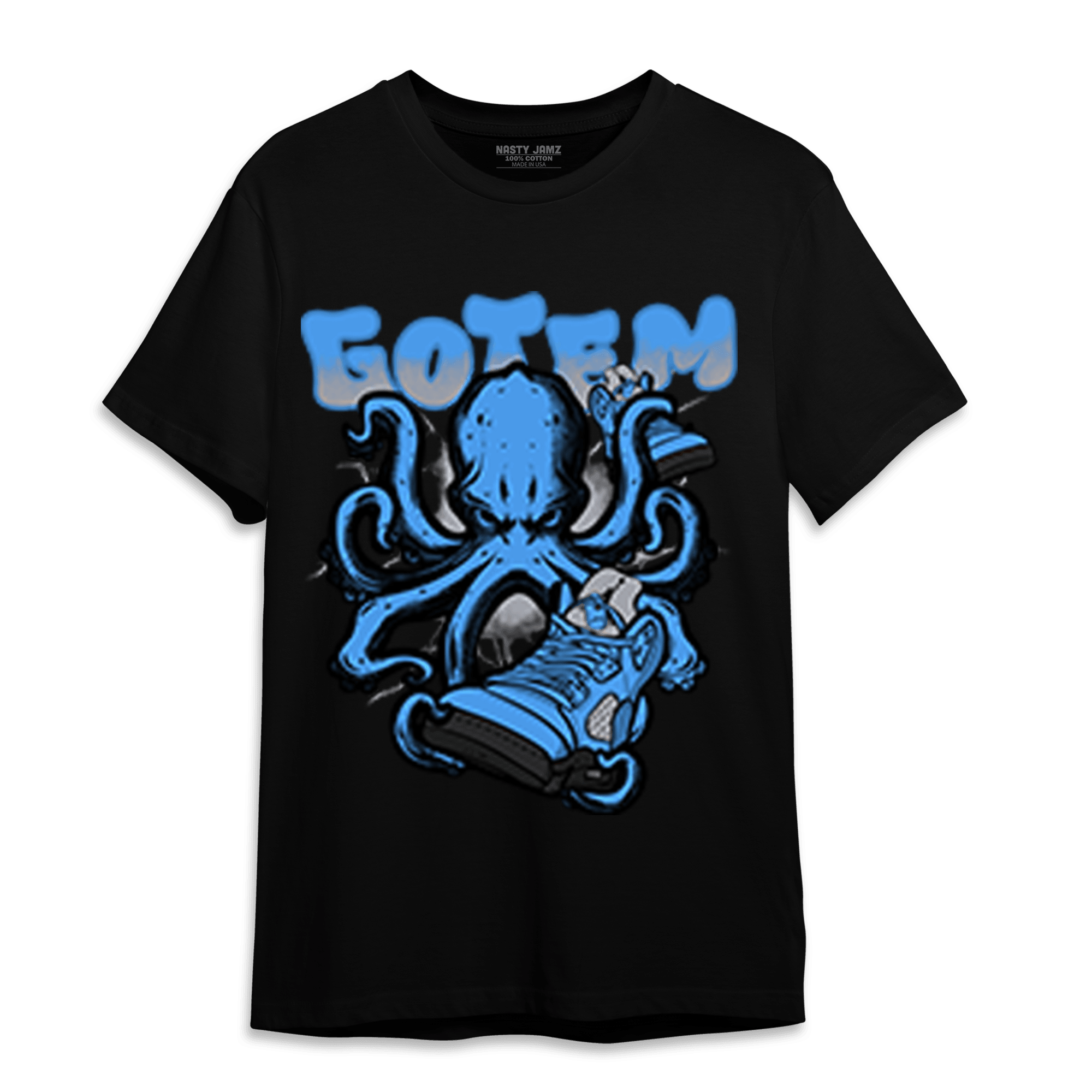 University Blue 5s T Shirt Match Octopus Got Em - NastyJamz