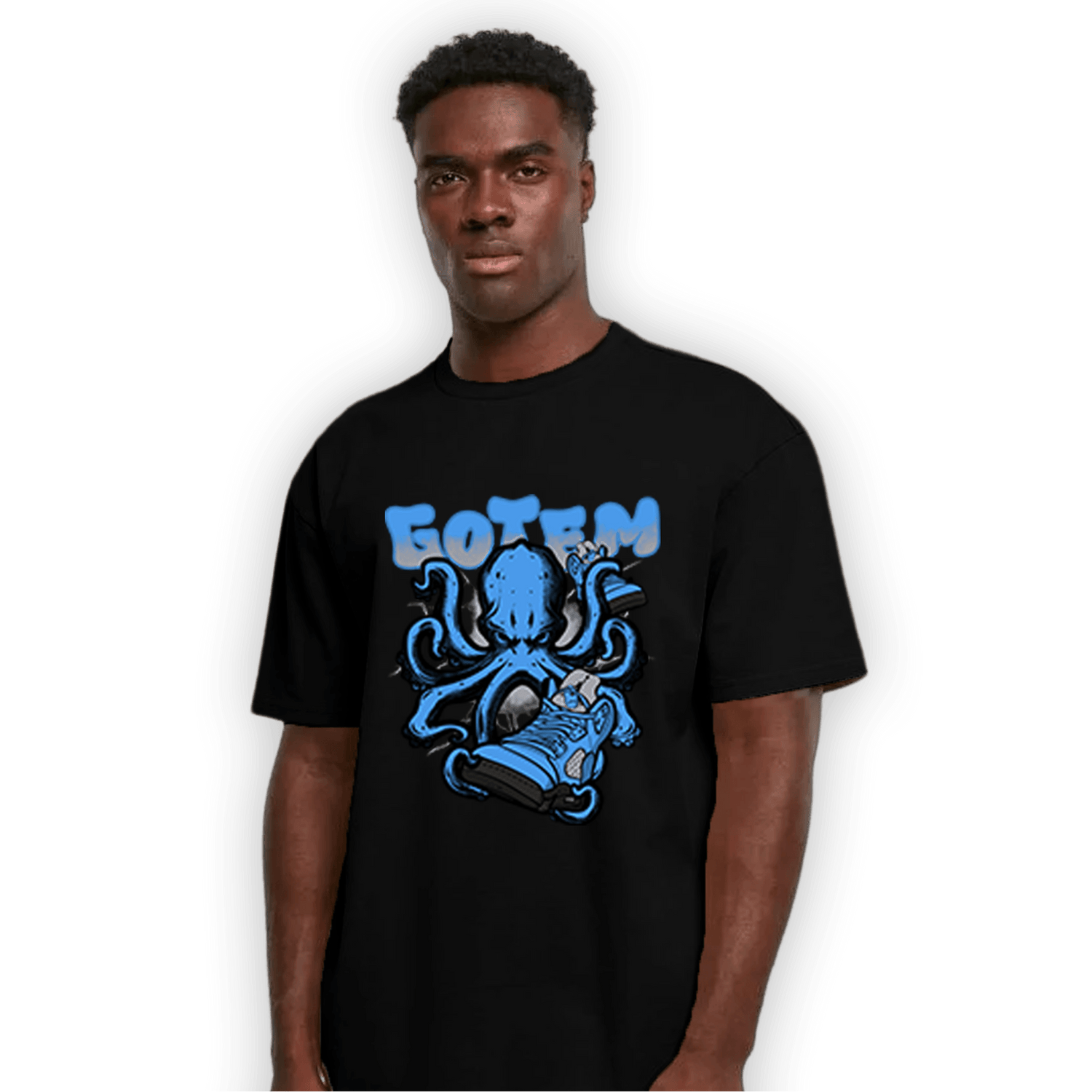 University Blue 5s T Shirt Match Octopus Got Em - NastyJamz