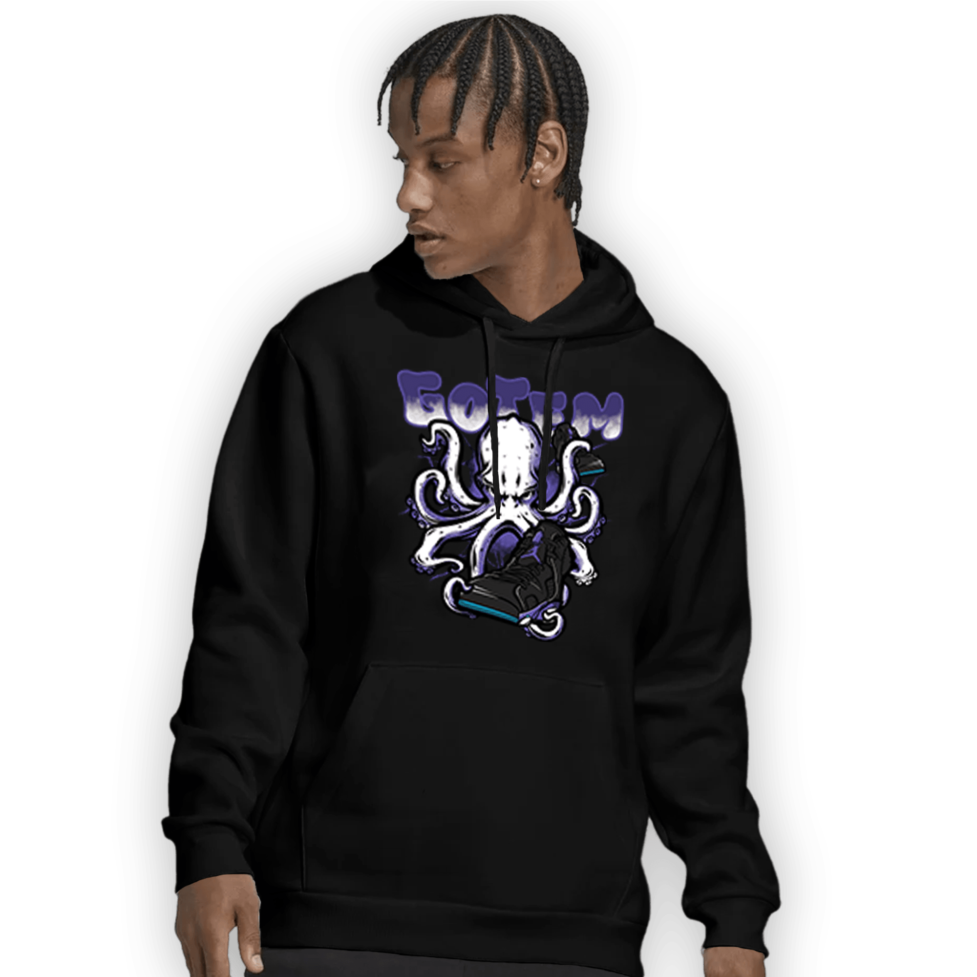 Aqua 6s Hoodie Match Octopus Got Em - NastyJamz