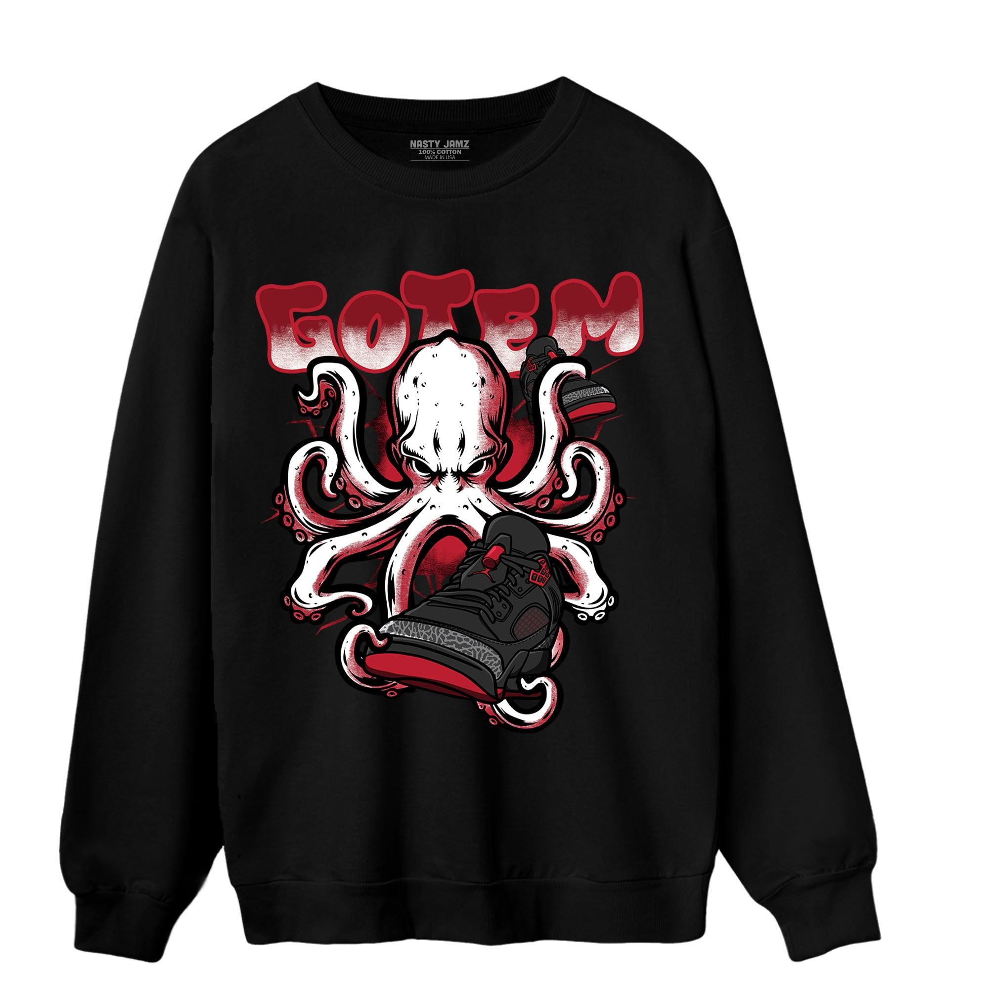 Spizike Low Bred Sweatshirt Match Octopus Got Em - NastyJamz