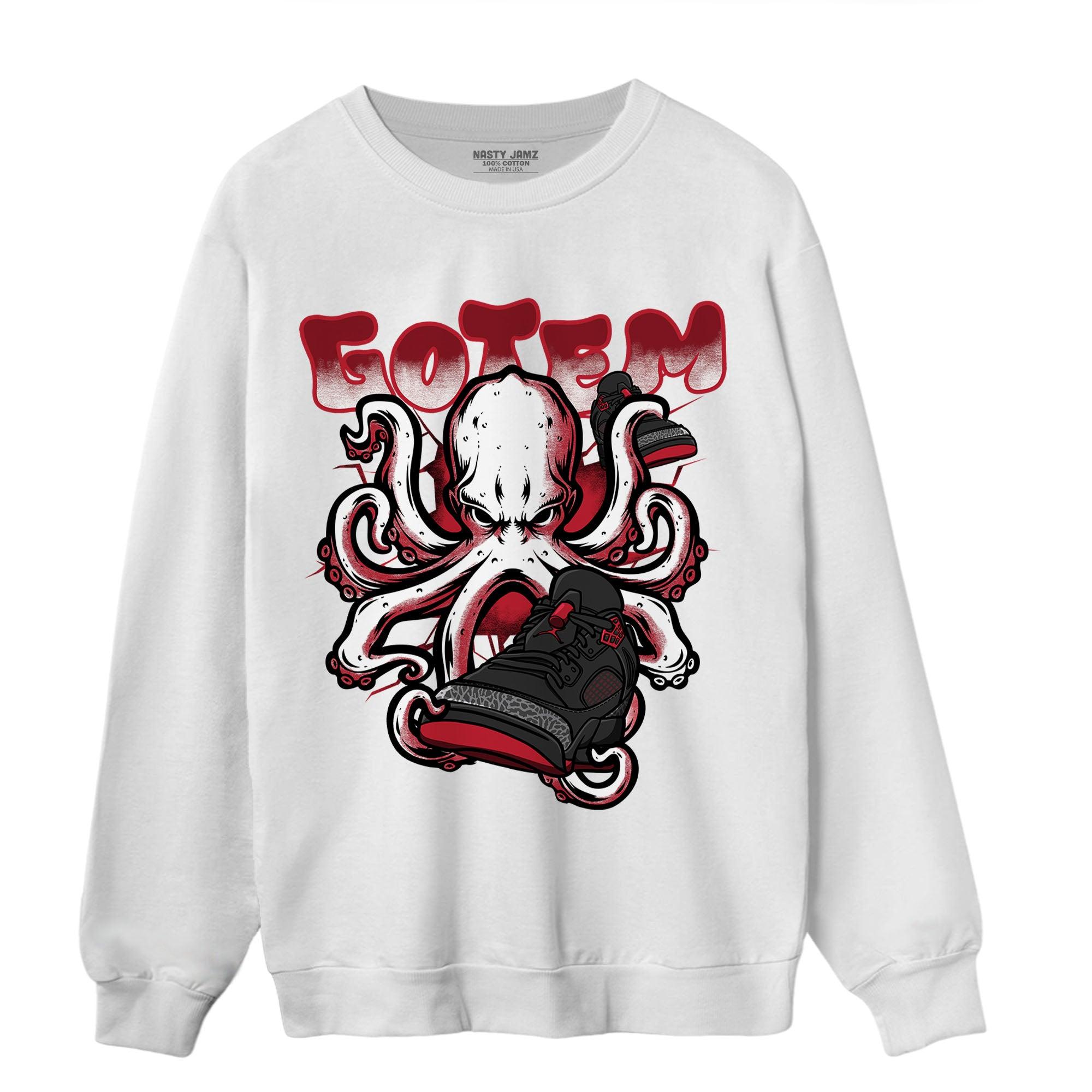 Spizike Low Bred Sweatshirt Match Octopus Got Em - NastyJamz