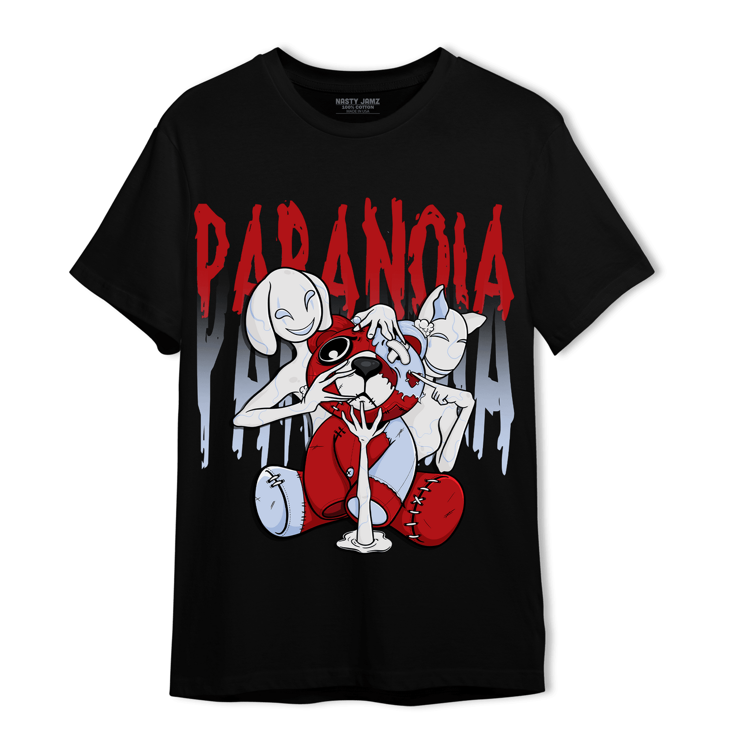 Cherry 11s T Shirt Match Paranoia BER - NastyJamz
