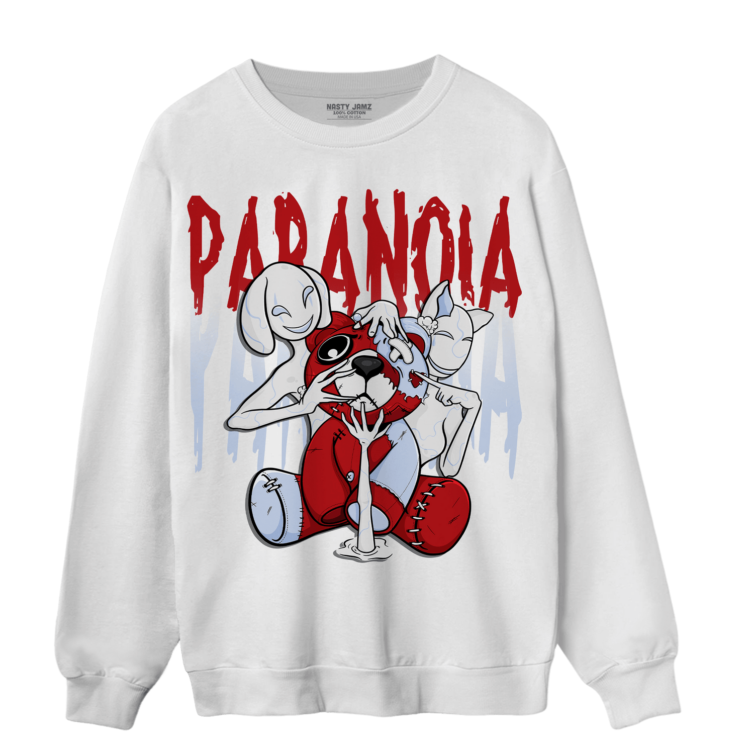 Cherry 11s Sweatshirt Match Paranoia BER - NastyJamz