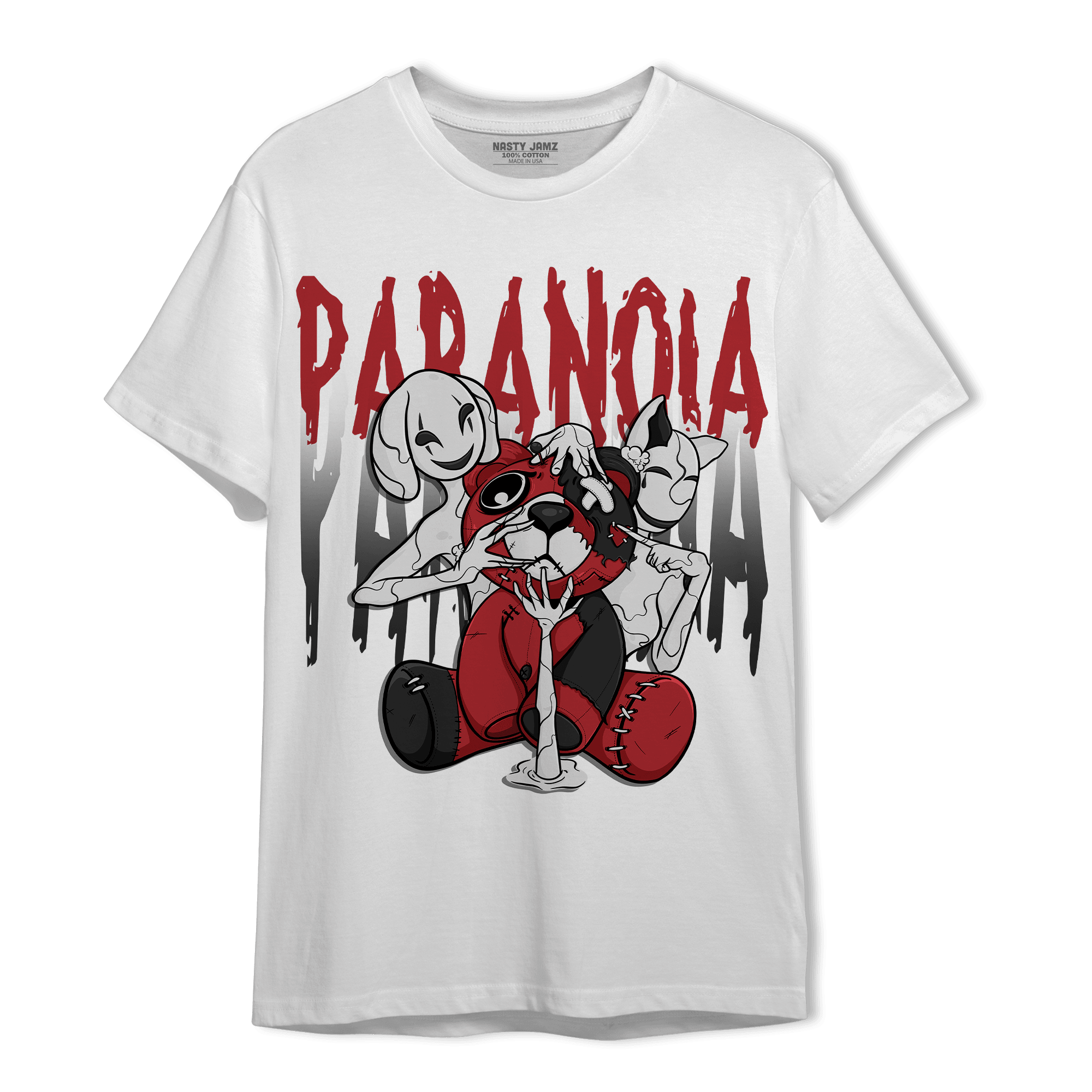 Cherry 12s T Shirt Match Paranoia BER - NastyJamz
