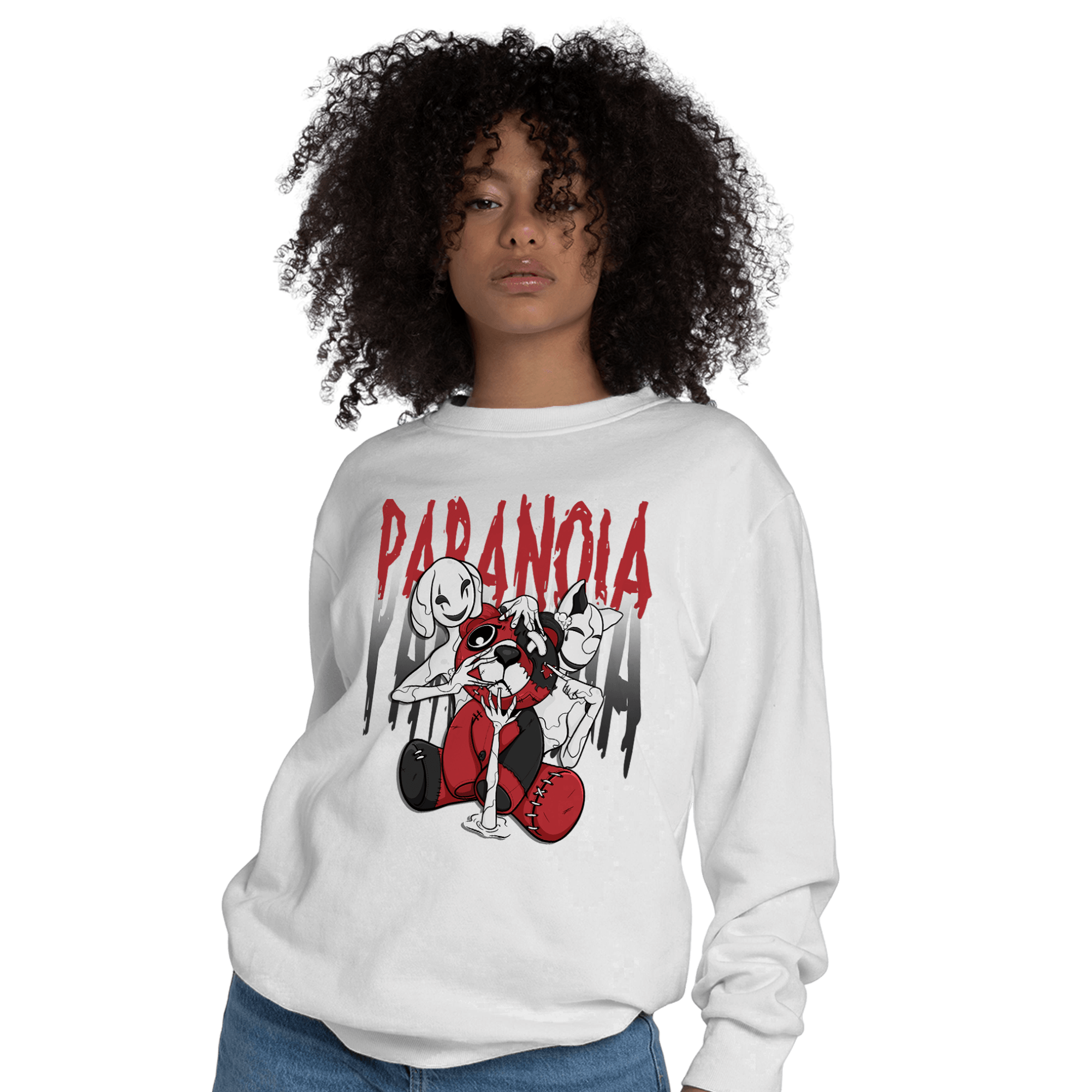 Cherry 12s Sweatshirt Match Paranoia BER - NastyJamz