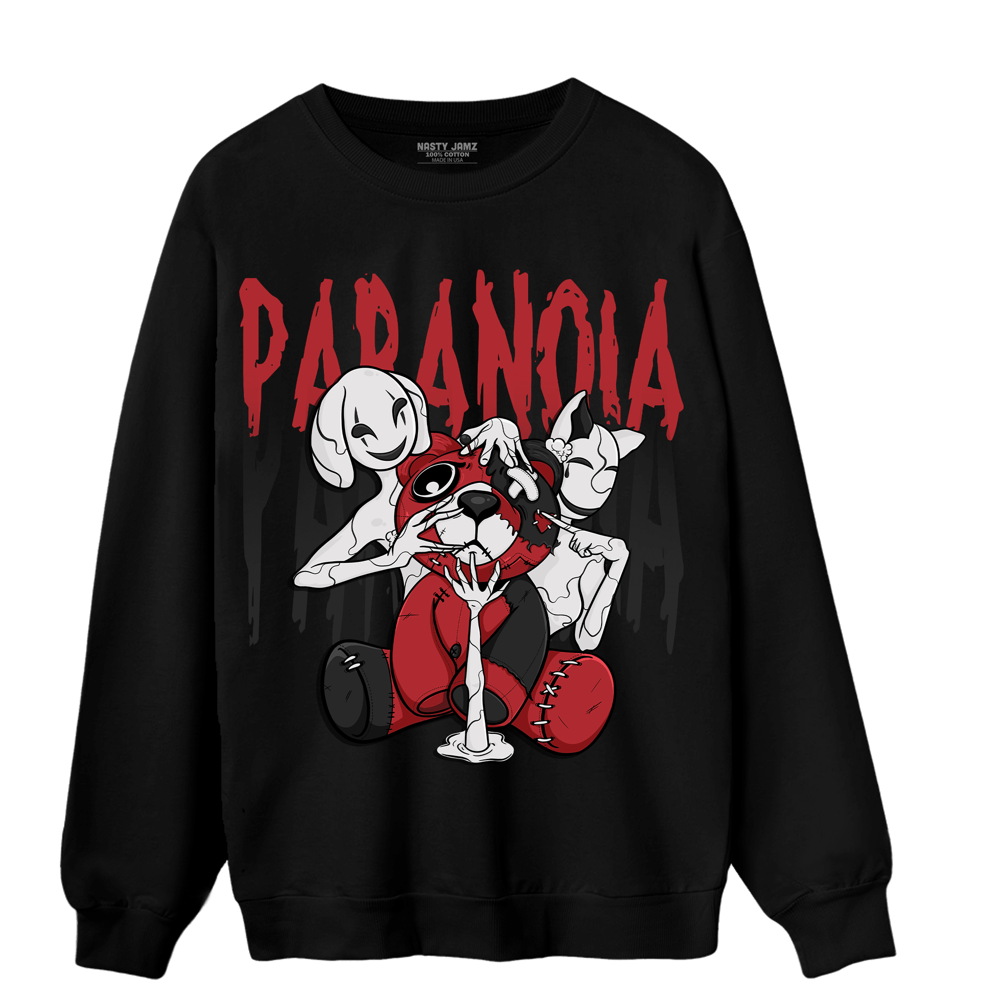 Cherry 12s Sweatshirt Match Paranoia BER - NastyJamz