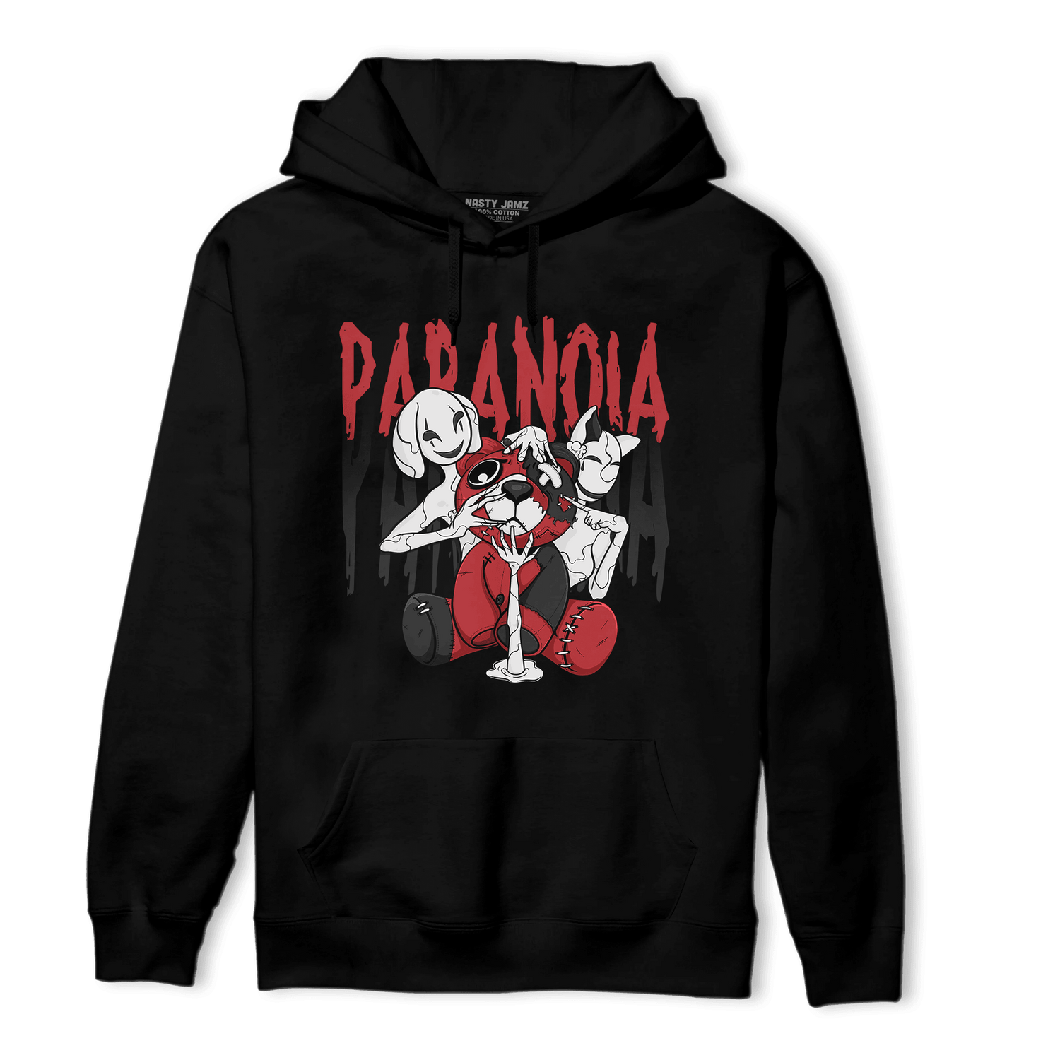 Cherry 12s Hoodie Match Paranoia BER - NastyJamz