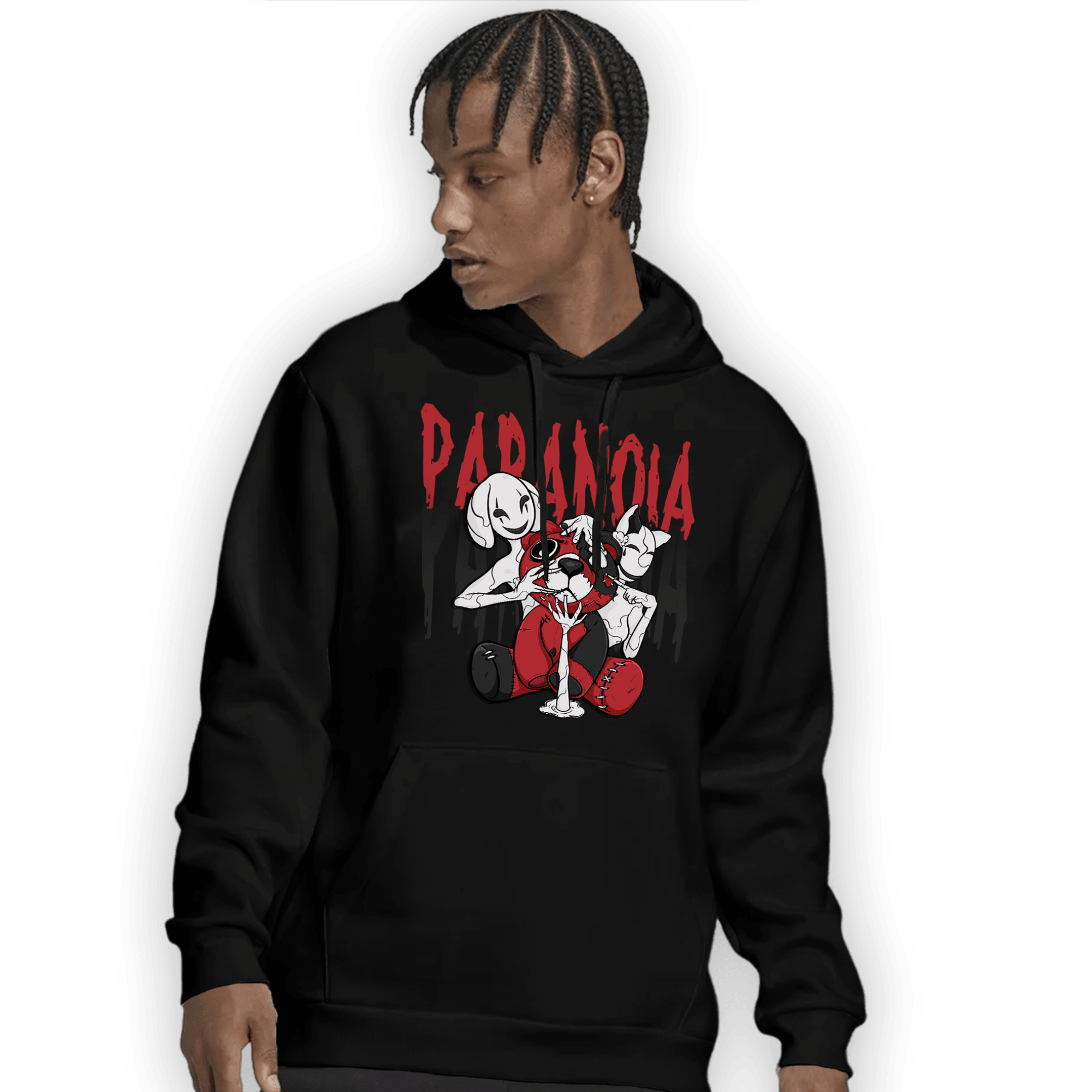 Cherry 12s Hoodie Match Paranoia BER - NastyJamz