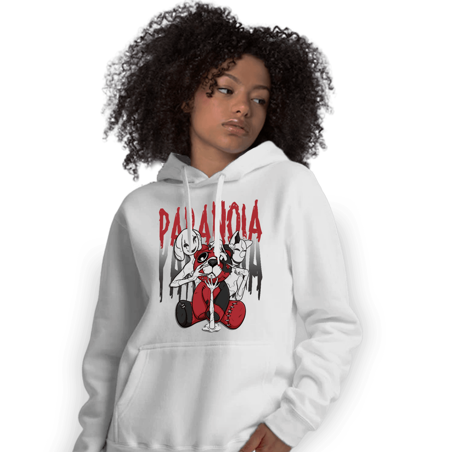 Cherry 12s Hoodie Match Paranoia BER - NastyJamz