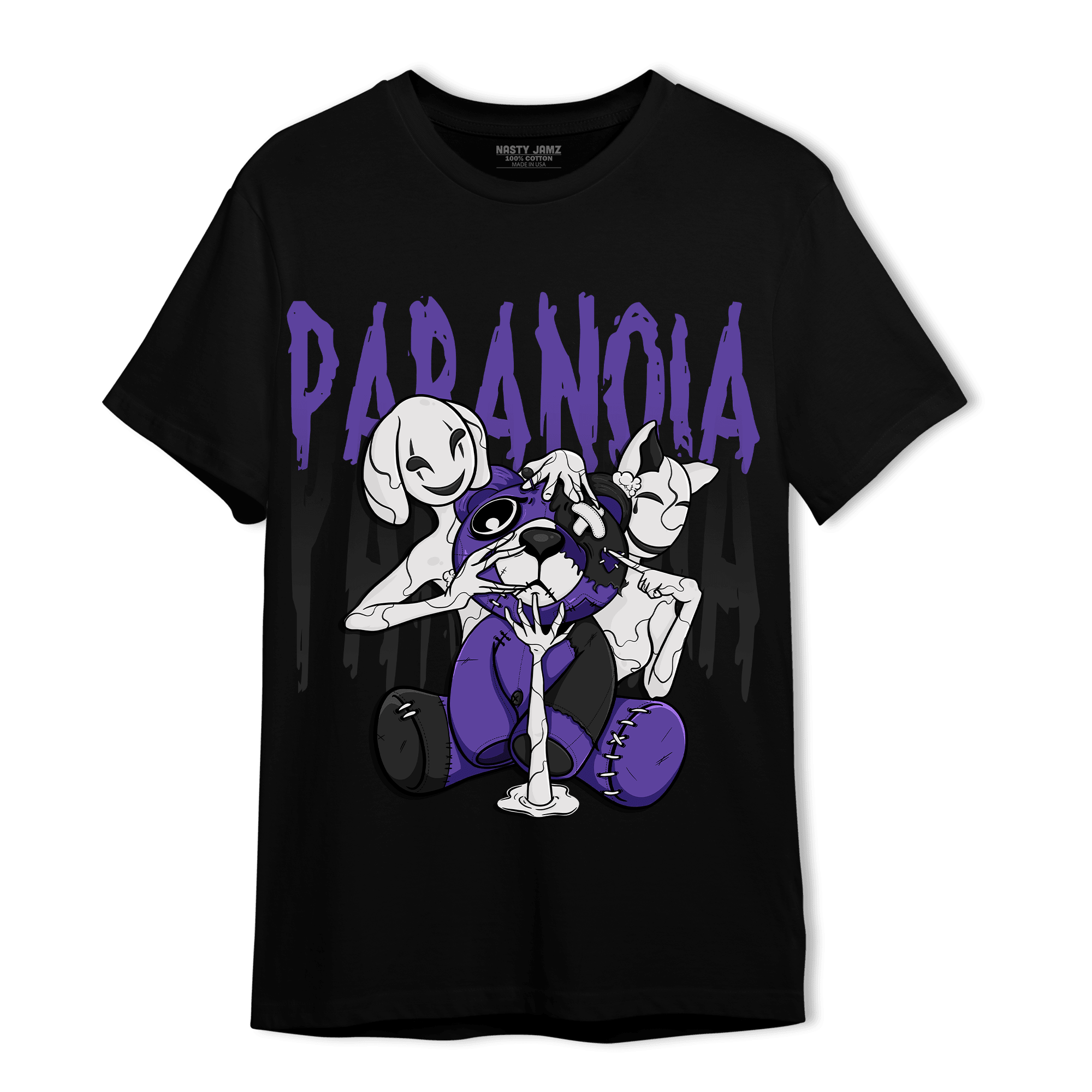Field Purple 12s T Shirt Match Paranoia BER - NastyJamz