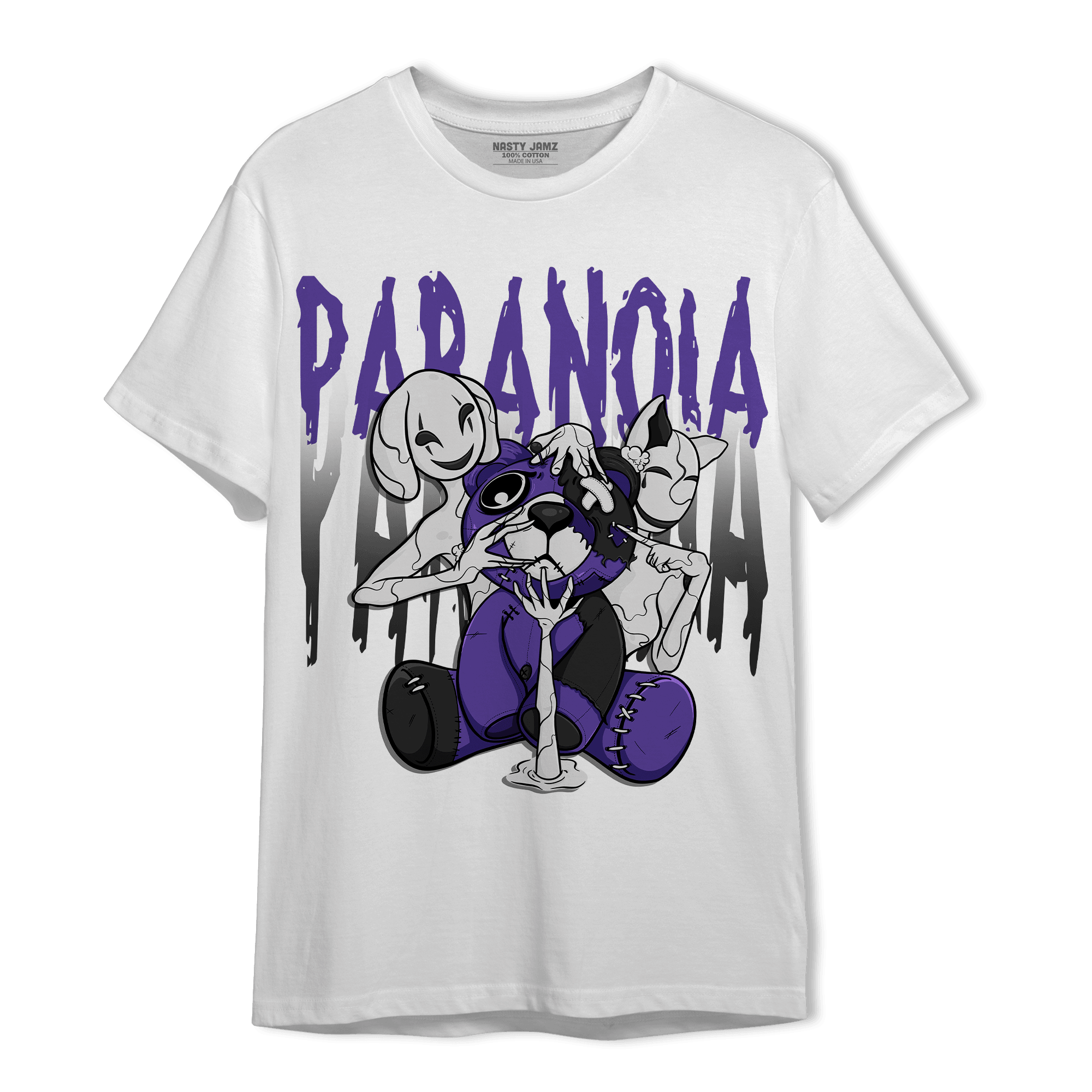 Field Purple 12s T Shirt Match Paranoia BER - NastyJamz