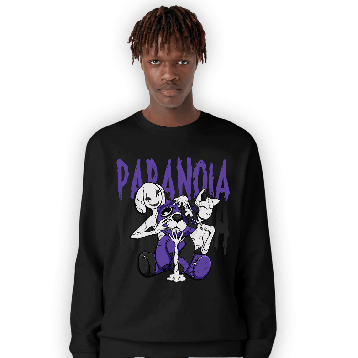 Field Purple 12s Sweatshirt Match Paranoia BER - NastyJamz