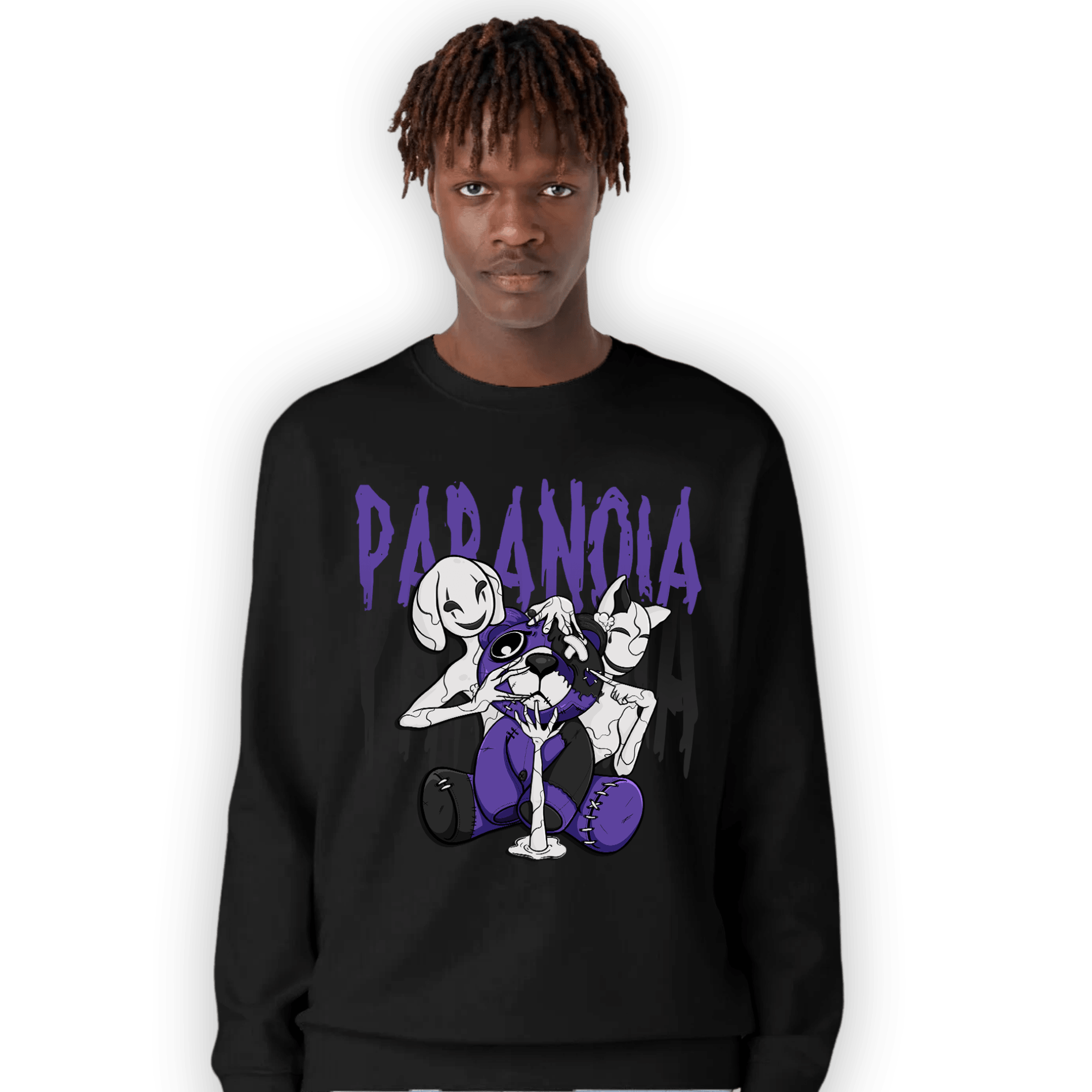 Field Purple 12s Sweatshirt Match Paranoia BER - NastyJamz