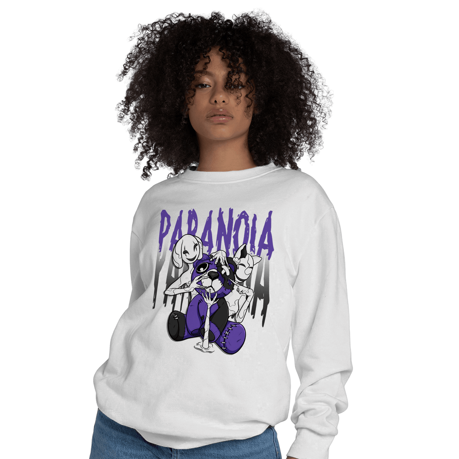 Field Purple 12s Sweatshirt Match Paranoia BER - NastyJamz
