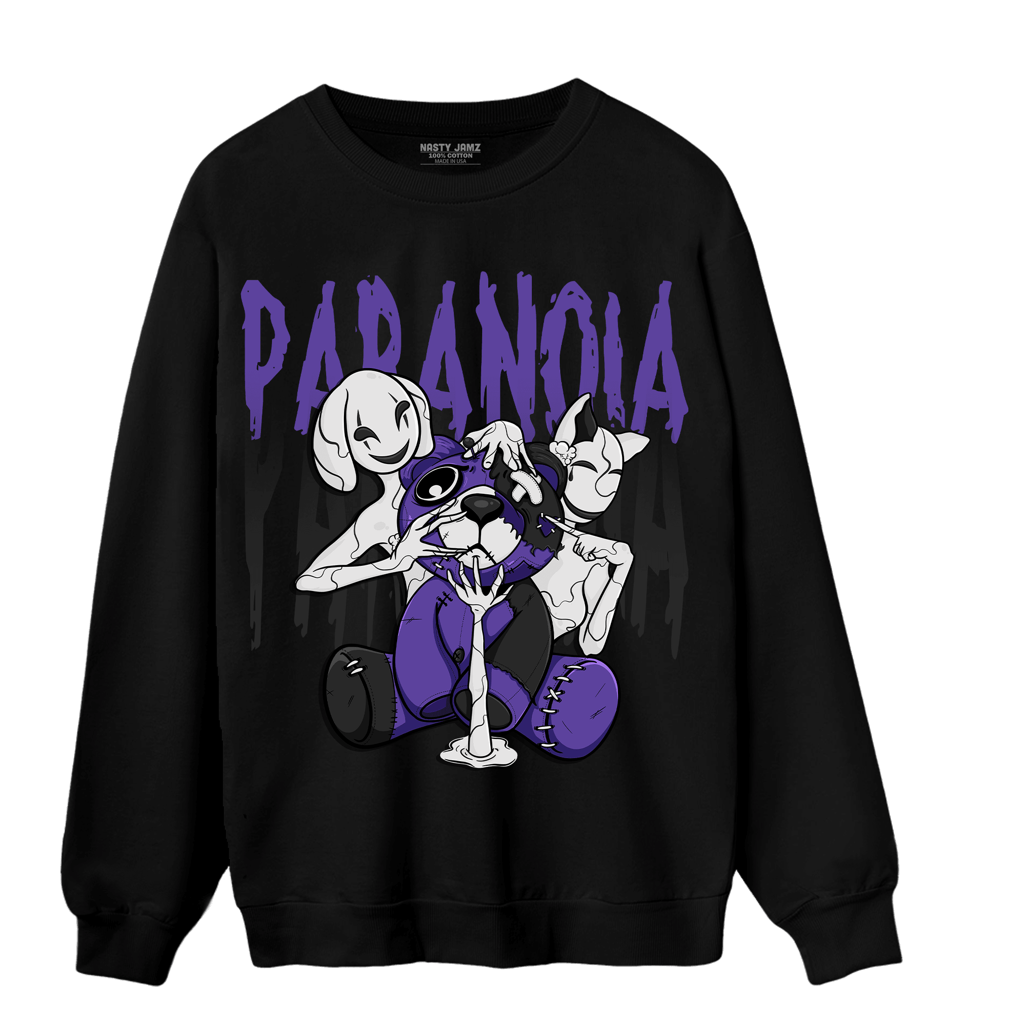 Field Purple 12s Sweatshirt Match Paranoia BER - NastyJamz
