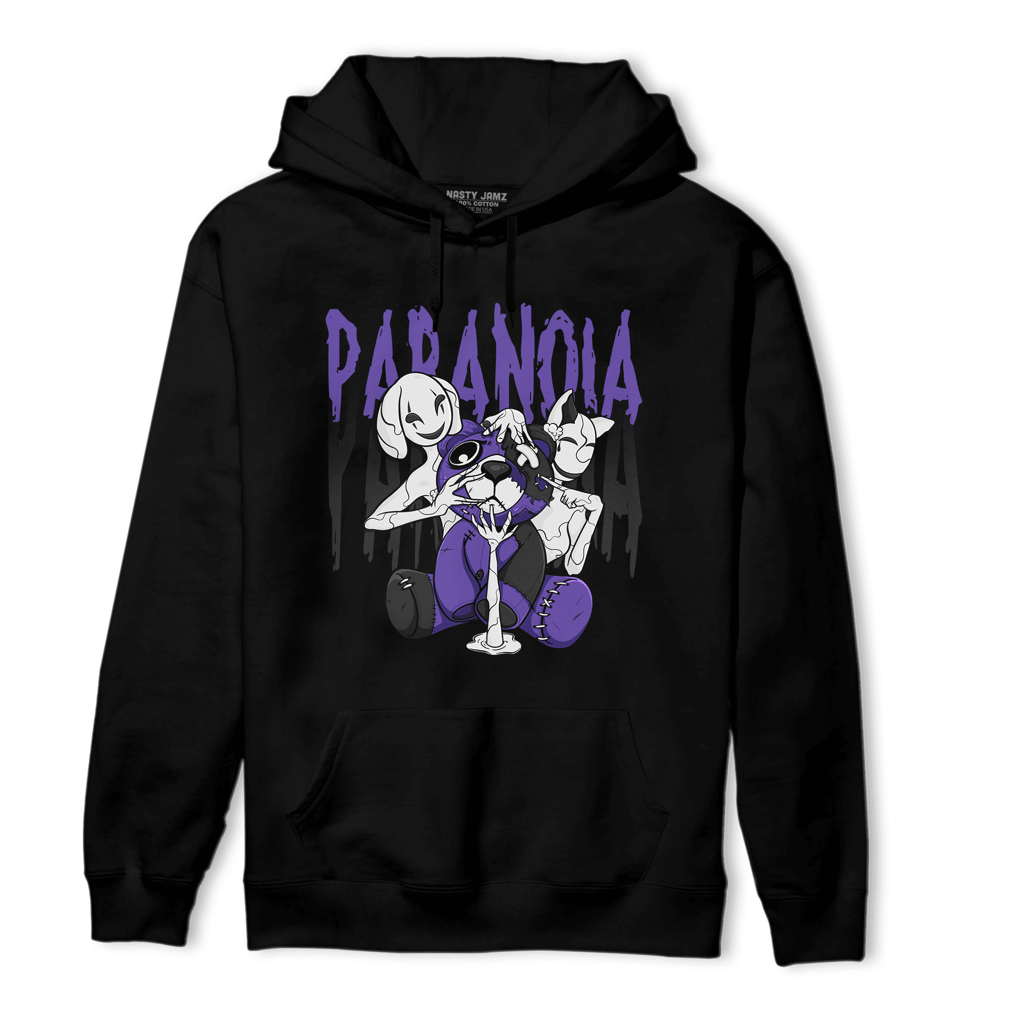 Field Purple 12s Hoodie Match Paranoia BER - NastyJamz