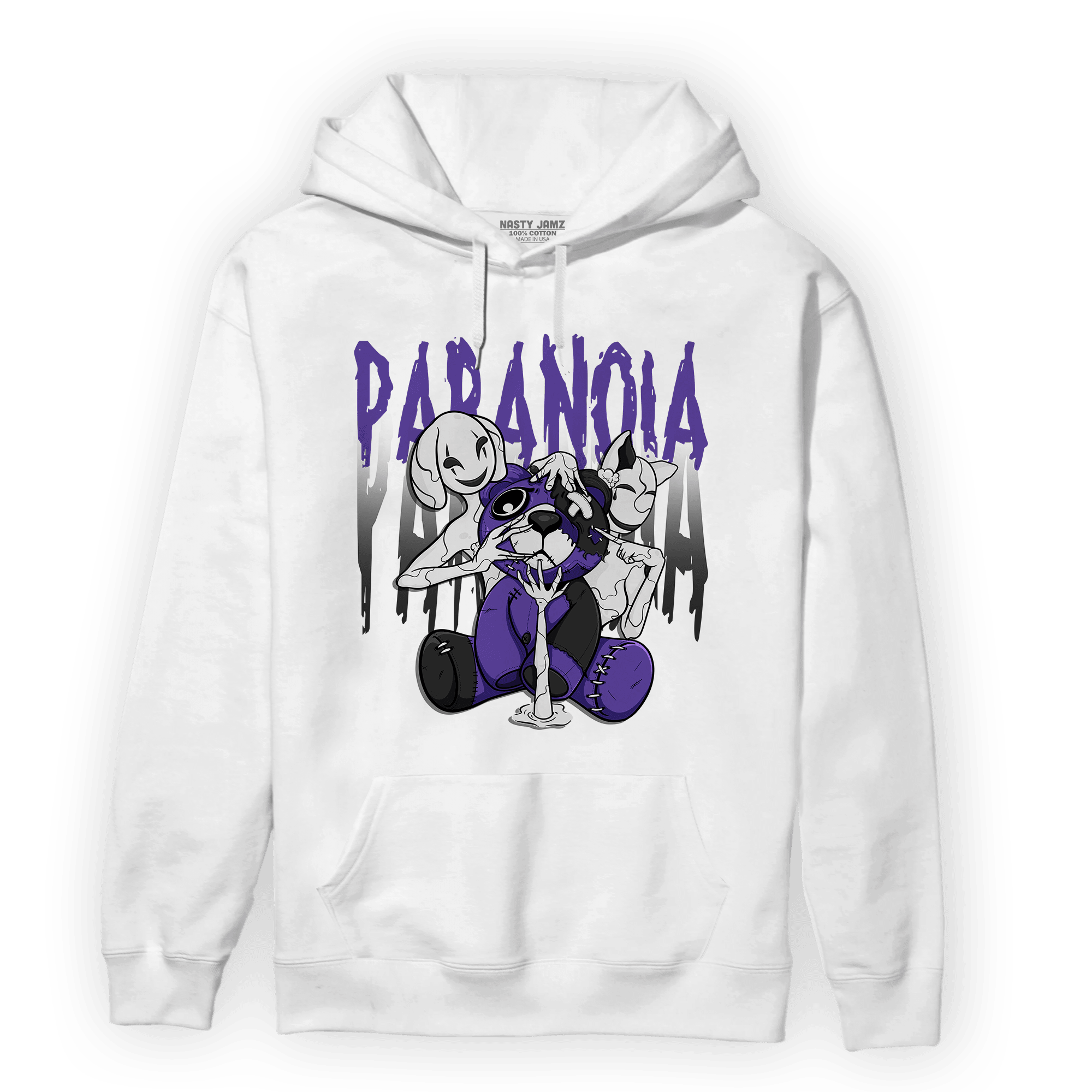 Field Purple 12s Hoodie Match Paranoia BER - NastyJamz