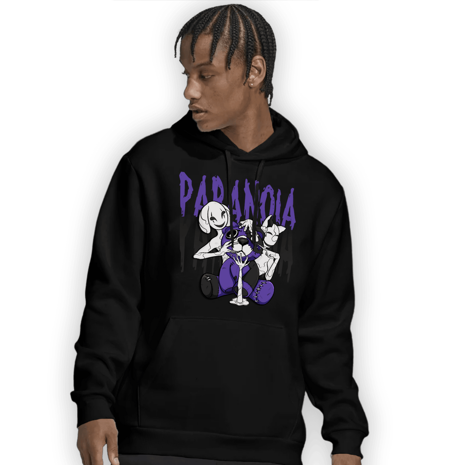 Field Purple 12s Hoodie Match Paranoia BER - NastyJamz