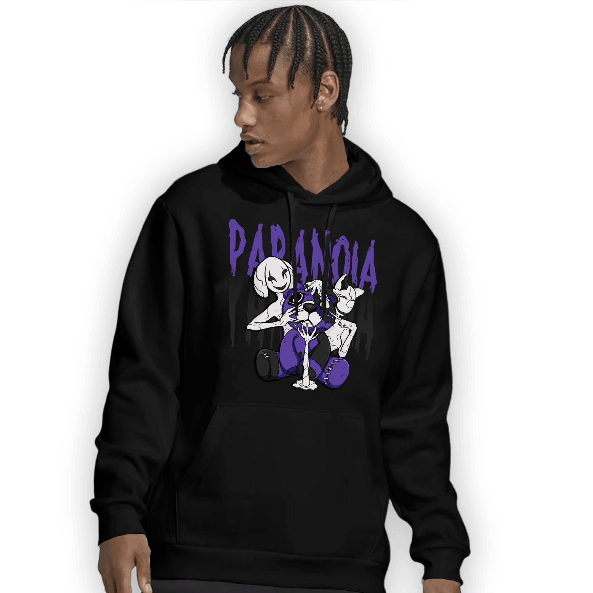 Field Purple 12s Hoodie Match Paranoia BER - NastyJamz