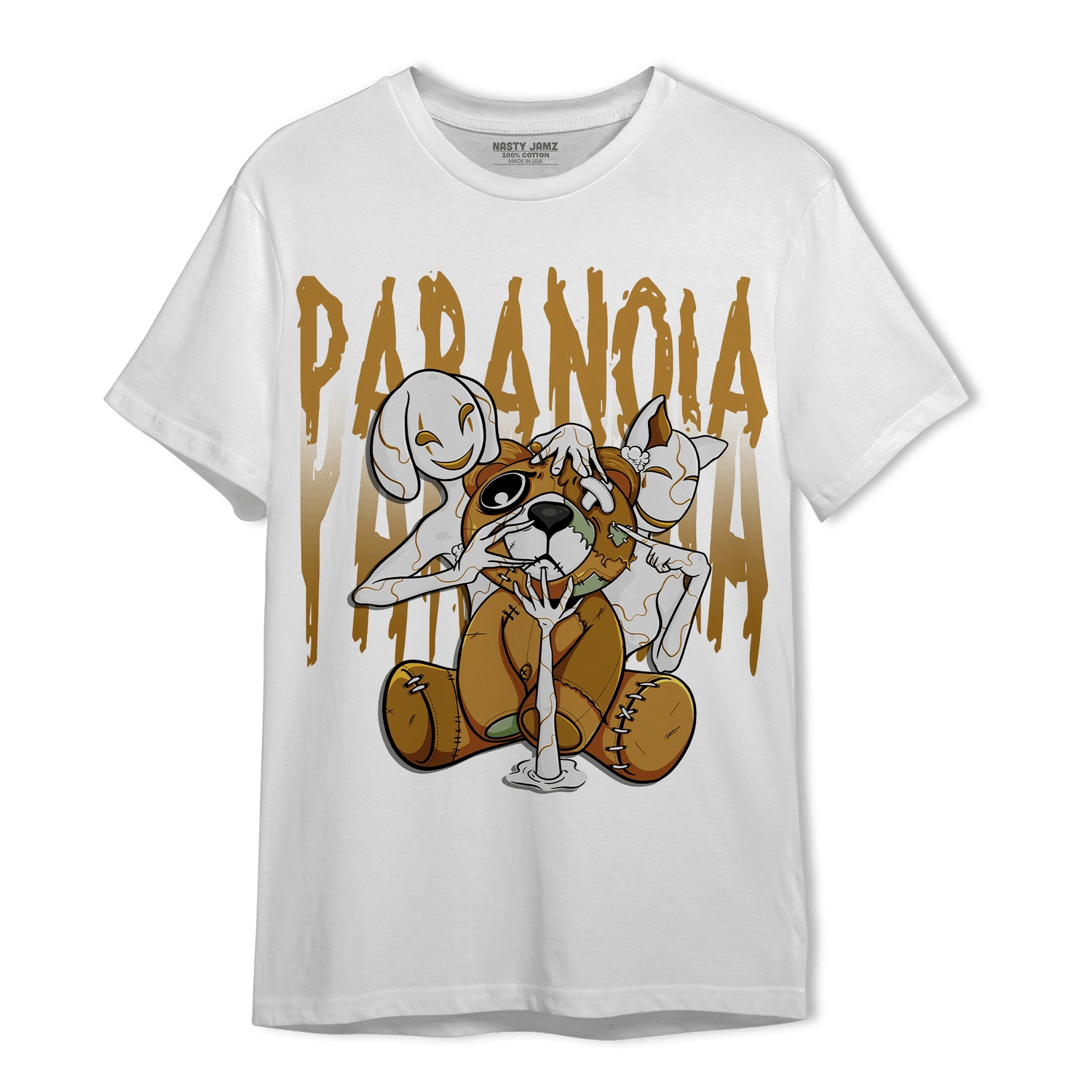 Wheat 13s T Shirt Match Paranoia BER - NastyJamz