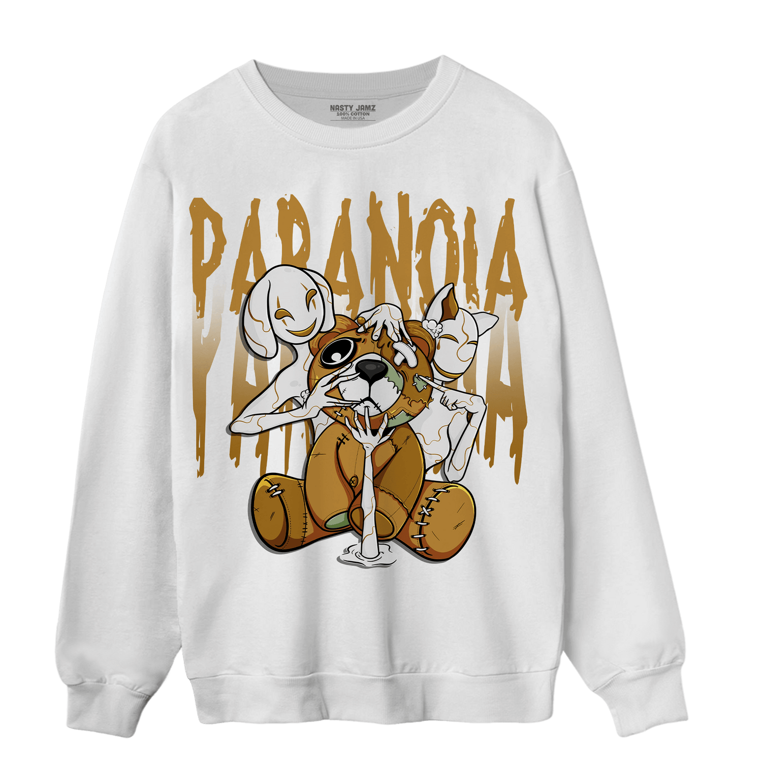 Wheat 13s Sweatshirt Match Paranoia BER - NastyJamz