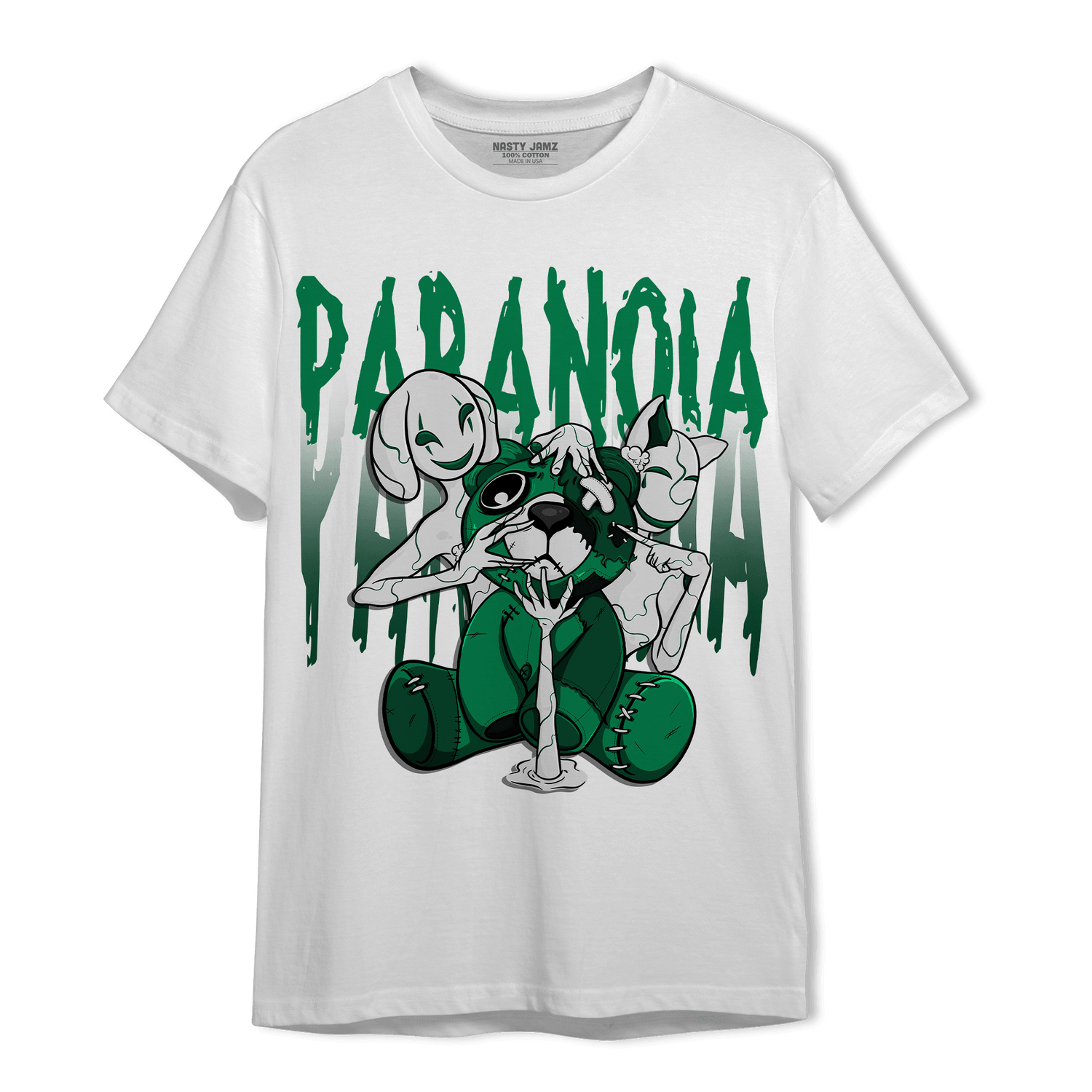 Celtic Lucky Green 1s T Shirt Match Paranoia BER - NastyJamz