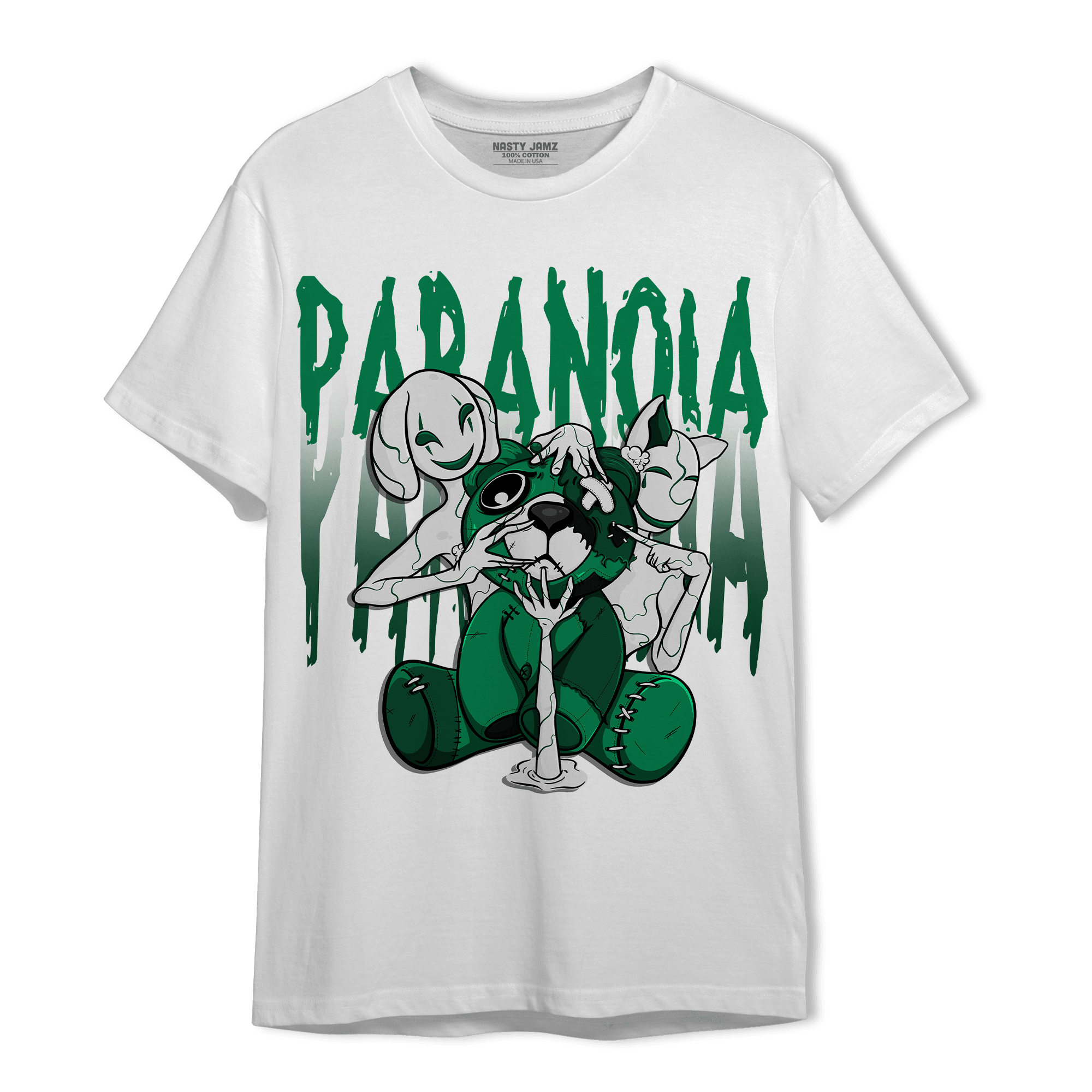 Celtic Lucky Green 1s T Shirt Match Paranoia BER - NastyJamz